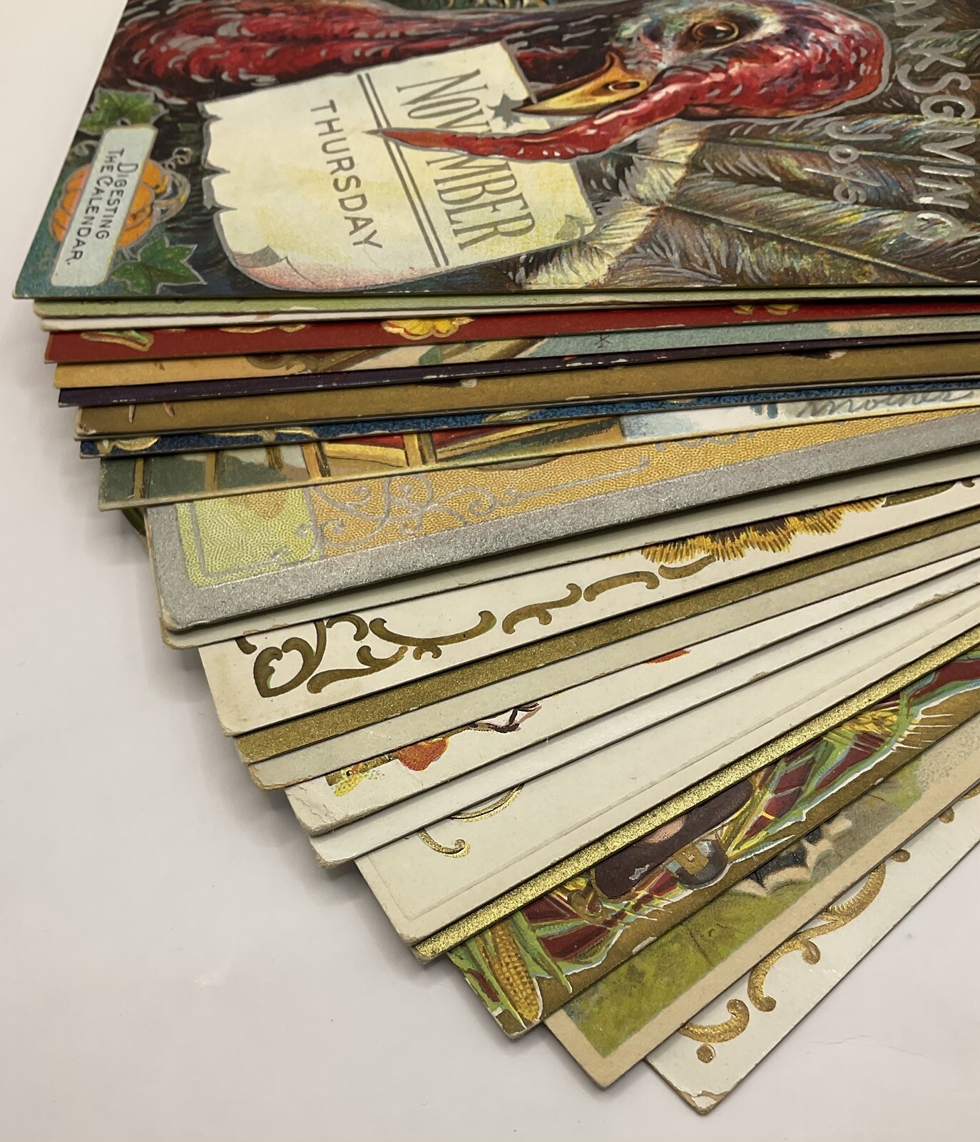 Bundle: Vintage Thanksgiving Postcards Lot, Gorgeous Cards.: catalogue image 10