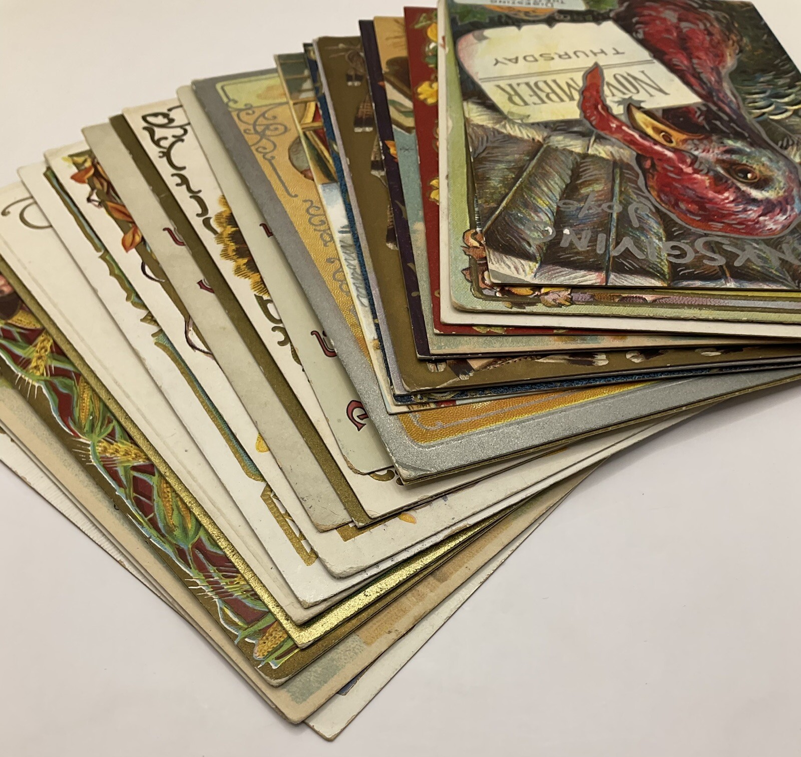 Bundle: Vintage Thanksgiving Postcards Lot, Gorgeous Cards.: catalogue image 11