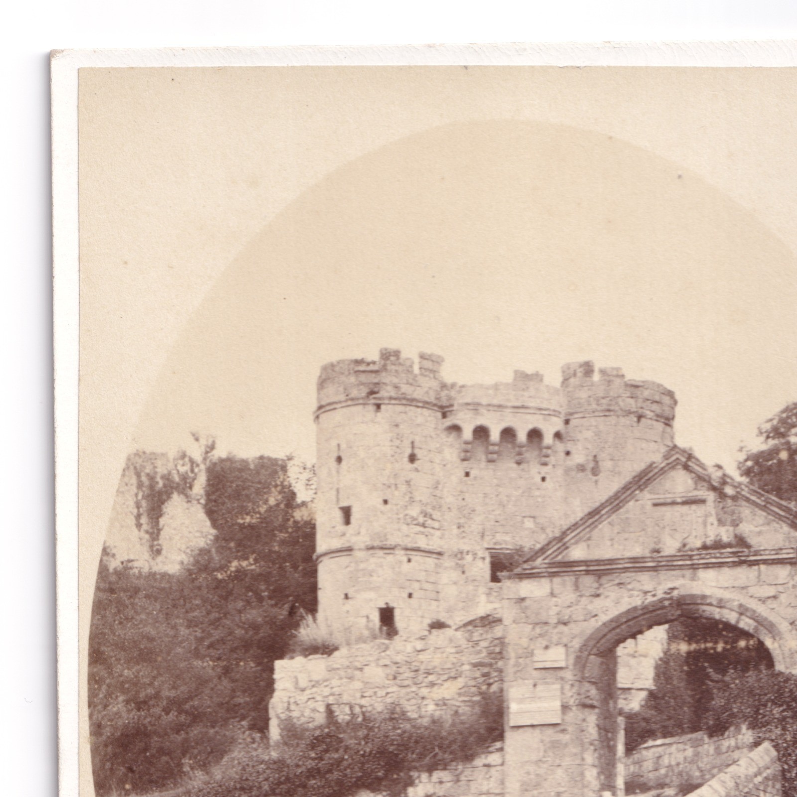 Cabinet Card: Cabinet Card: Carisbrooke Castle, Isle of Wight.: catalogue image 2