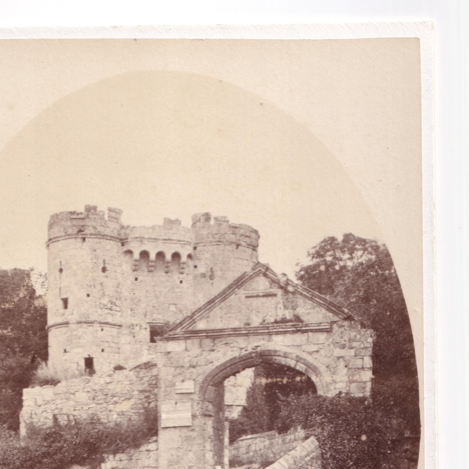 Cabinet Card: Cabinet Card: Carisbrooke Castle, Isle of Wight.: catalogue image 3