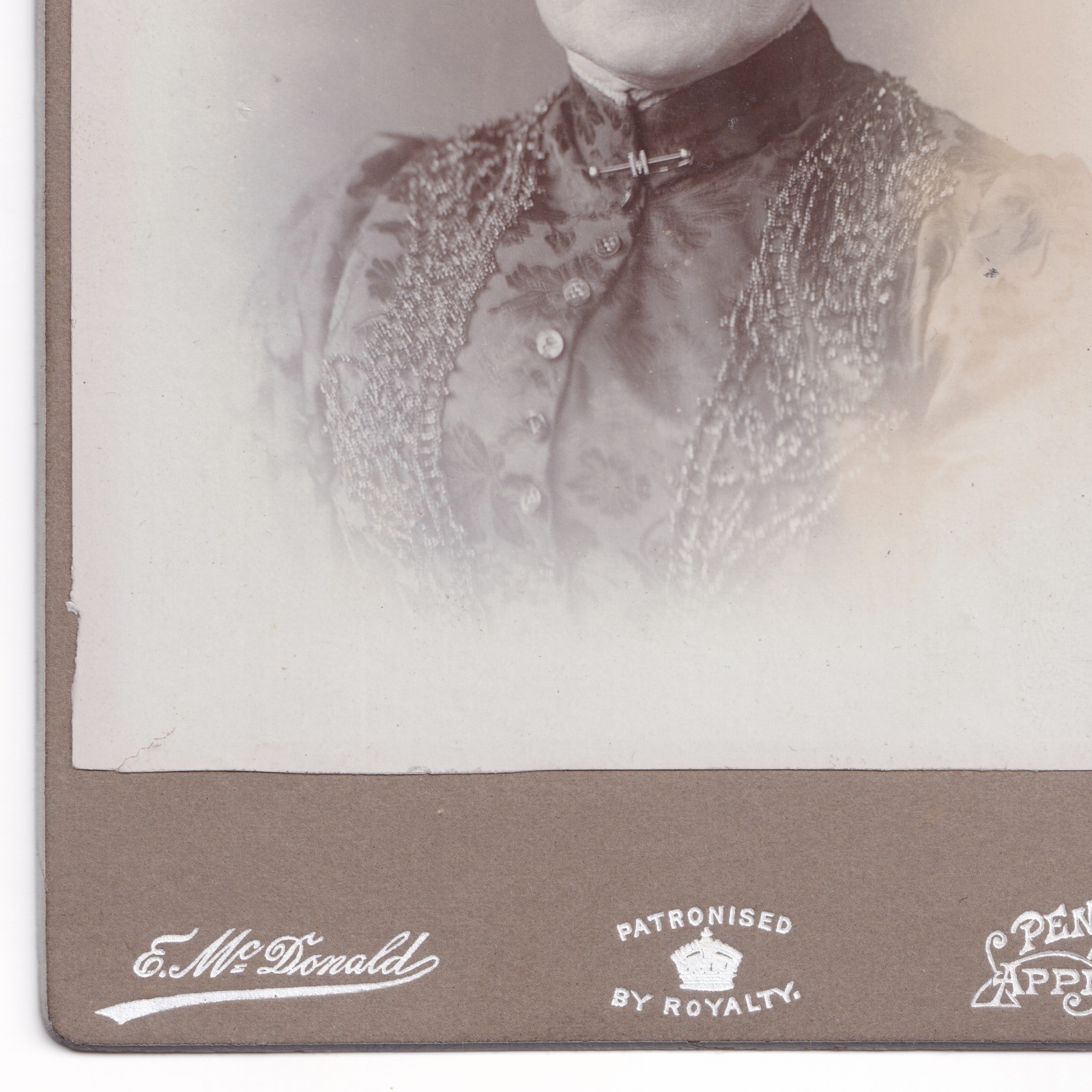 Cabinet Card: Cabinet Card: E. Mc Donald. Penrith & Appleby. Older Lady Wearing Hat or Cap.: catalogue image 8