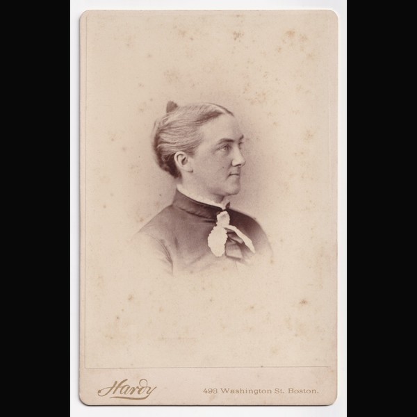 Cabinet Card: Ellen Swallow Richards, Pioneer Woman Scientist MIT. Hardy, Boston