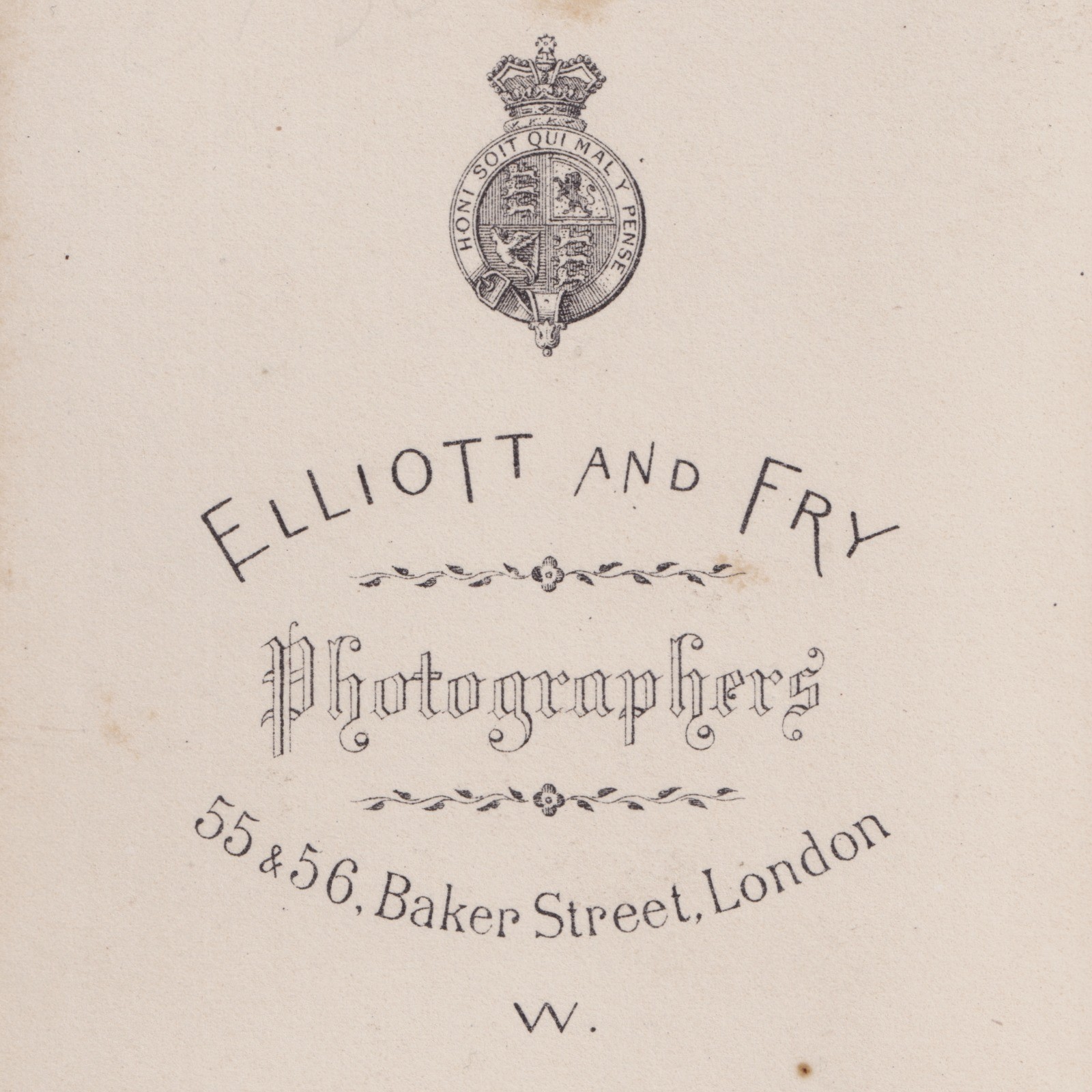 Cabinet Card: Cabinet Card: Elliott & Fry, London. Well-Dressed Man, with Full Moustache.: catalogue image 16