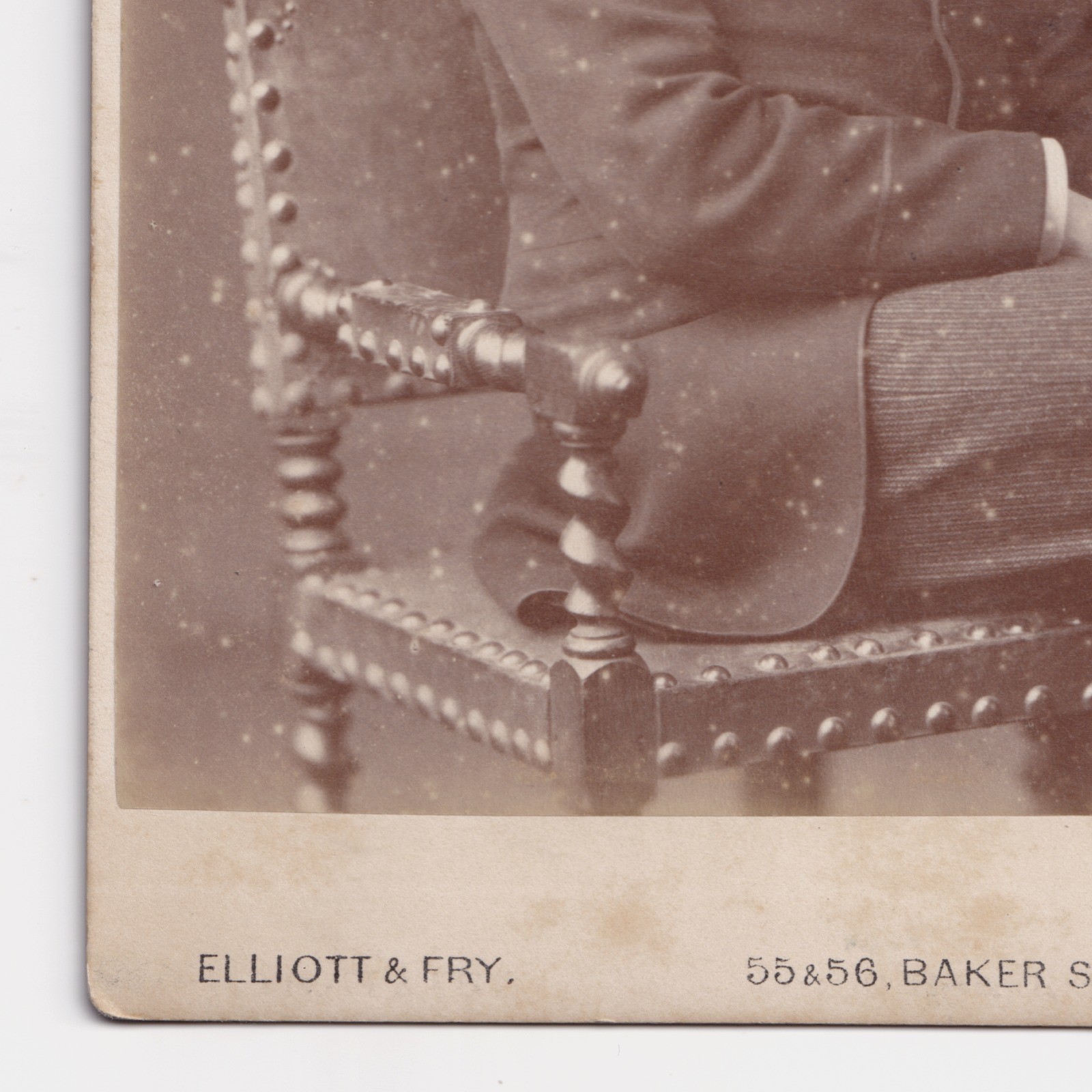 Cabinet Card: Cabinet Card: Elliott & Fry, London. Well-Dressed Man, with Full Moustache.: catalogue image 9