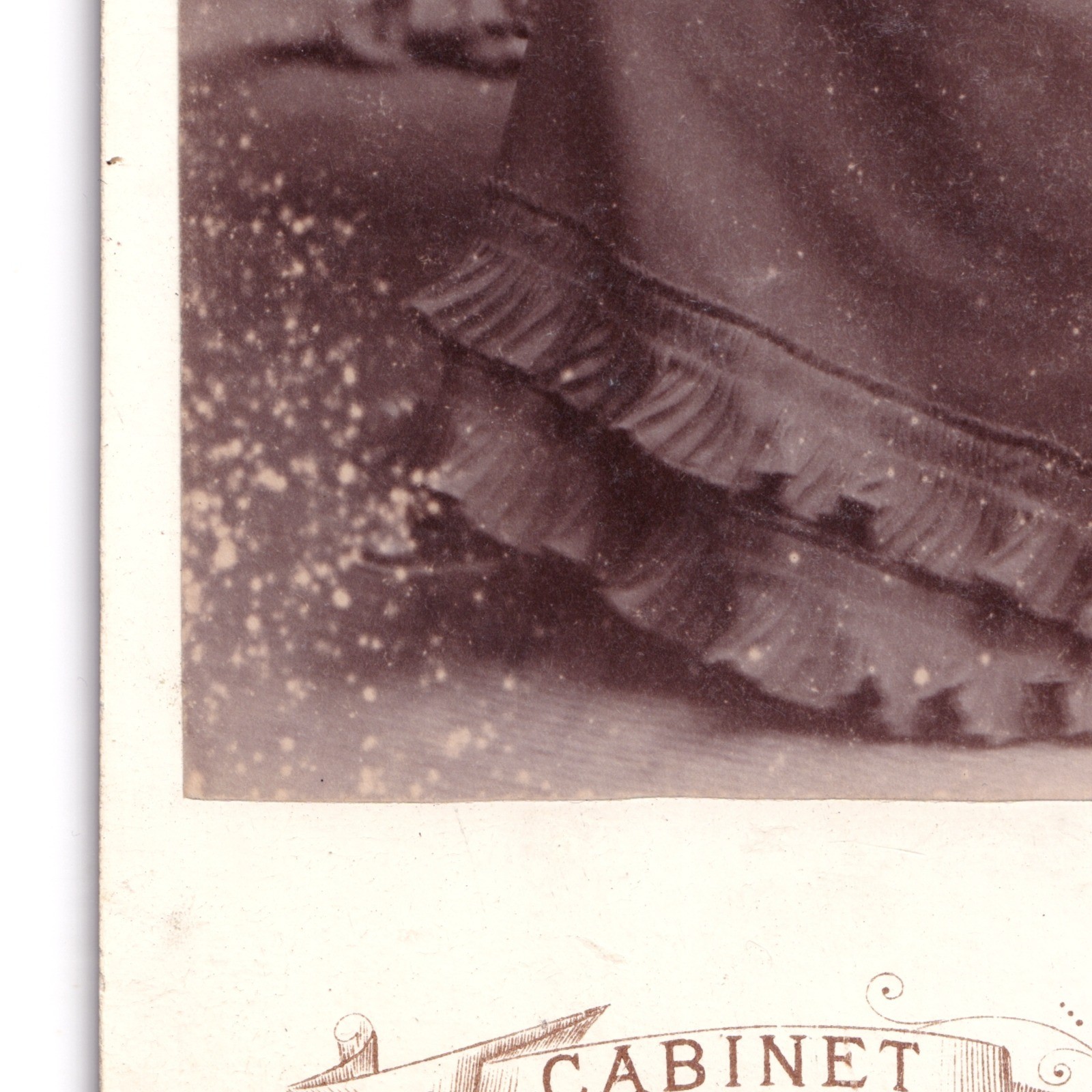 Cabinet Card: Cabinet Card: Older Woman Seated. C. Plews Card, Houghton Le Spring.: catalogue image 6