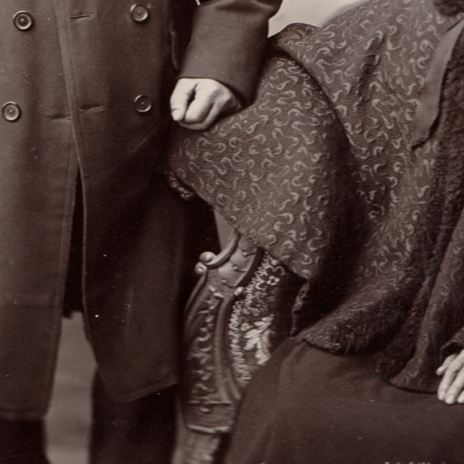 Cabinet Card: Cabinet Card: Omagh, Macfarlane & Co Card, Older Man and Woman.: catalogue image 10