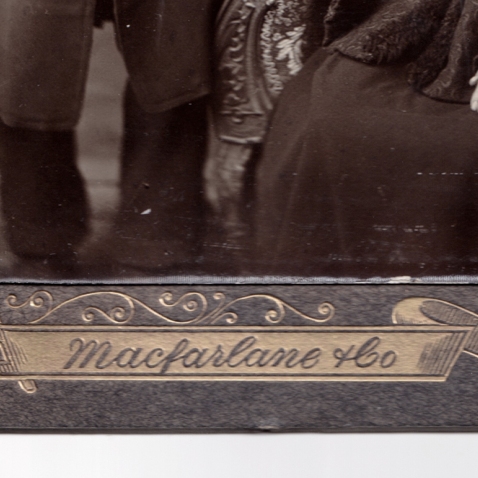 Cabinet Card: Cabinet Card: Omagh, Macfarlane & Co Card, Older Man and Woman.: catalogue image 11
