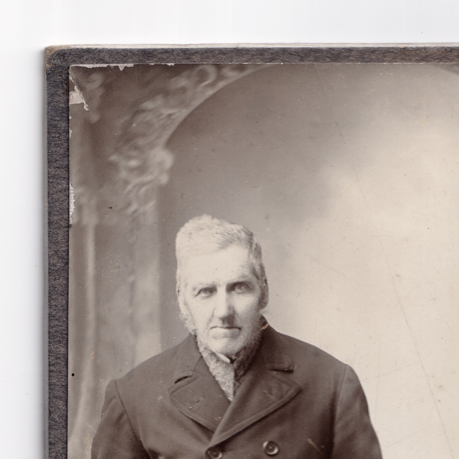 Cabinet Card: Cabinet Card: Omagh, Macfarlane & Co Card, Older Man and Woman.: catalogue image 4