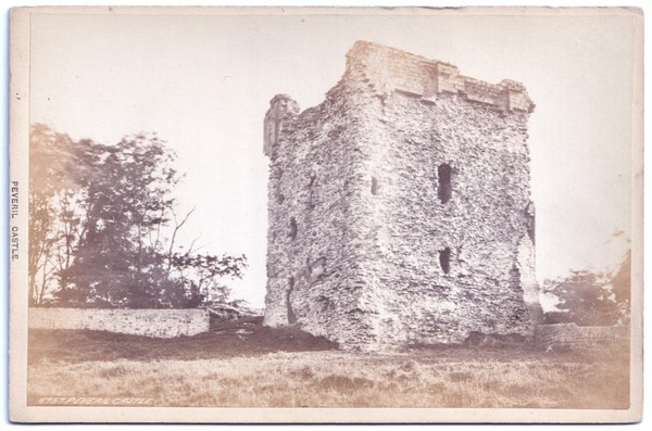 Cabinet Card: Cabinet Card: Peveril Castle, Frith's Cabinet Series.: catalogue image 1