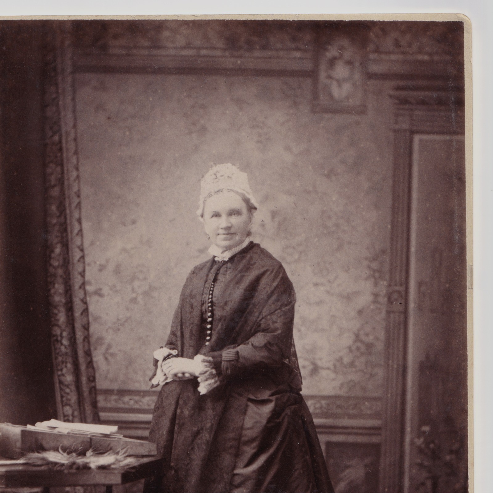 Cabinet Card: Cabinet Card Possibly Sarah Briggs, Wakefield Connection. Bara, AYR. N.B Card: Briggs: catalogue image 8
