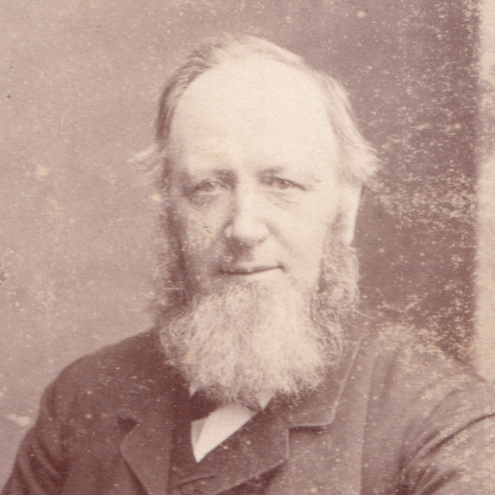 Cabinet Card: Cabinet Card: Seated Man with Beard. Russell & Sons.: catalogue image 2