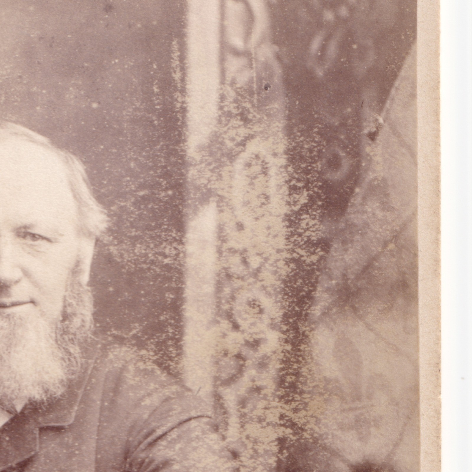 Cabinet Card: Cabinet Card: Seated Man with Beard. Russell & Sons.: catalogue image 3