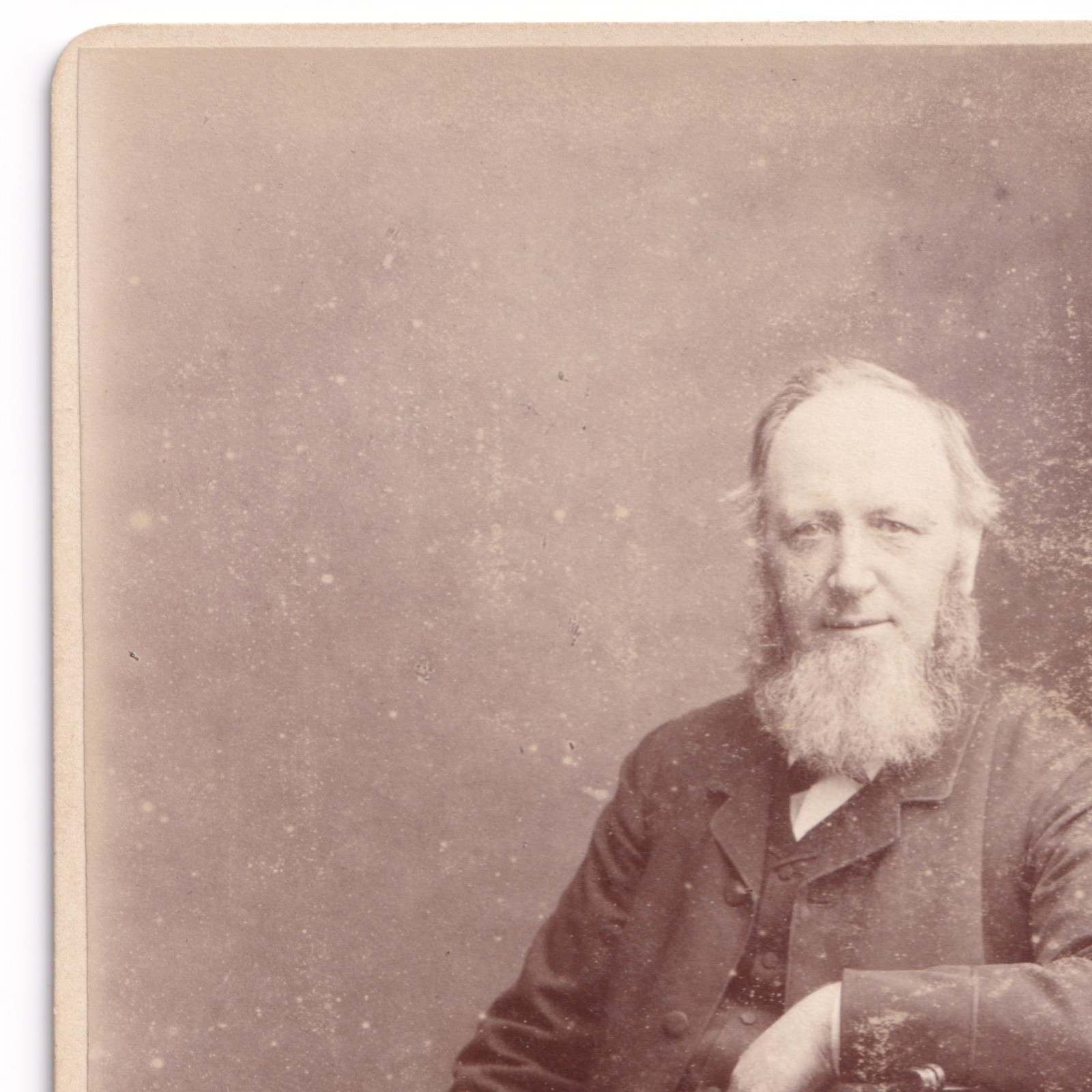 Cabinet Card: Cabinet Card: Seated Man with Beard. Russell & Sons.: catalogue image 6