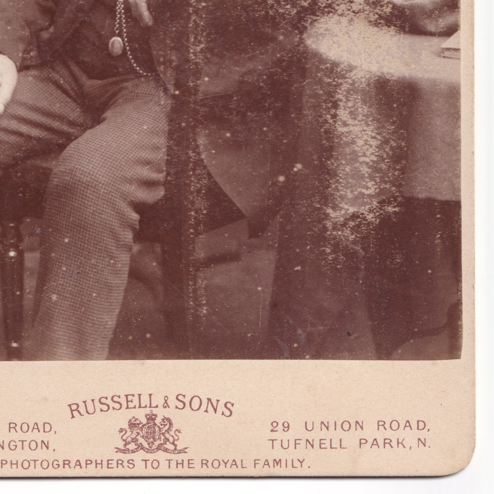 Cabinet Card: Cabinet Card: Seated Man with Beard. Russell & Sons.: catalogue image 8
