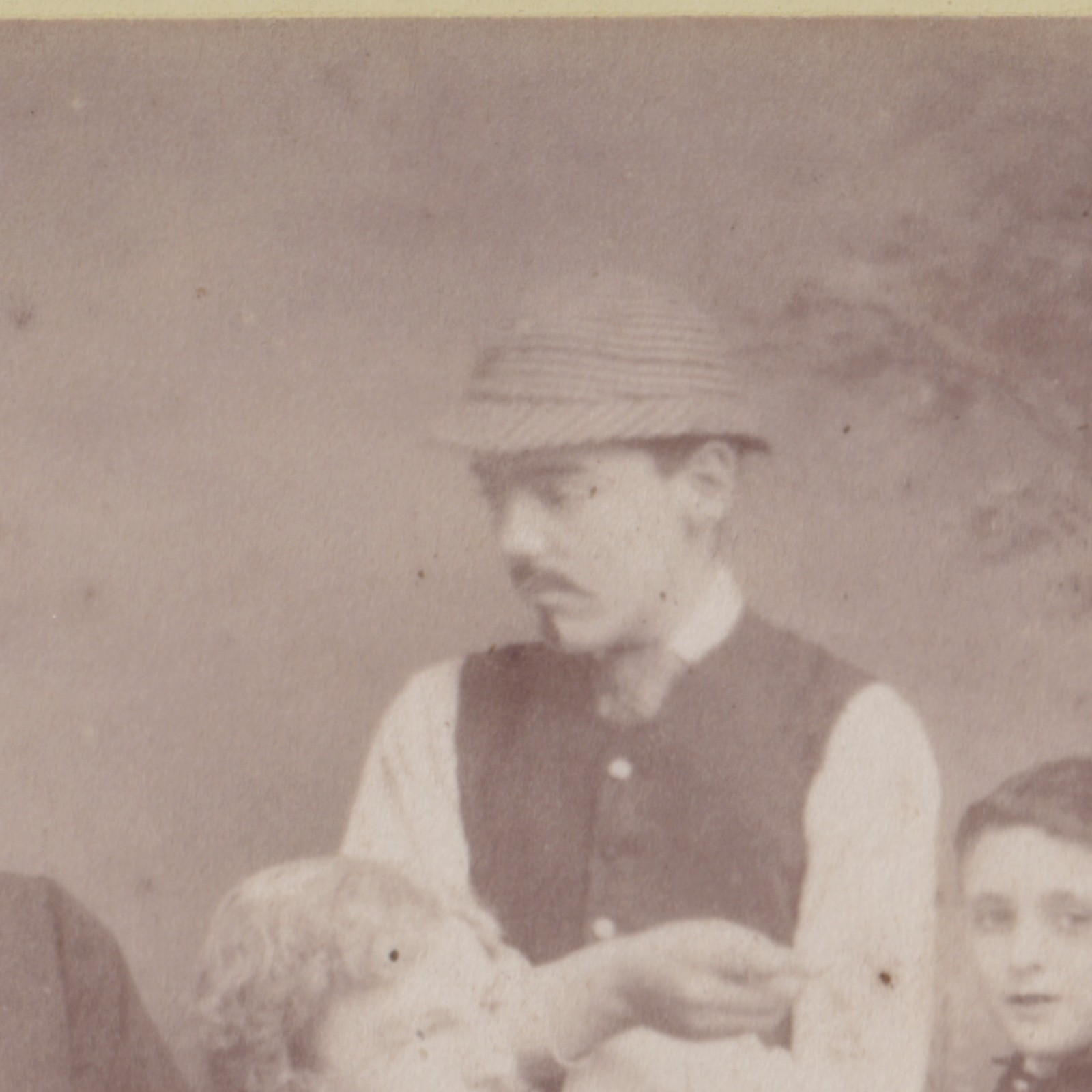 Cabinet Card: Cabinet Card: Theatrical Group Scene. C. Plews Card, Houghton Le Spring.: catalogue image 7