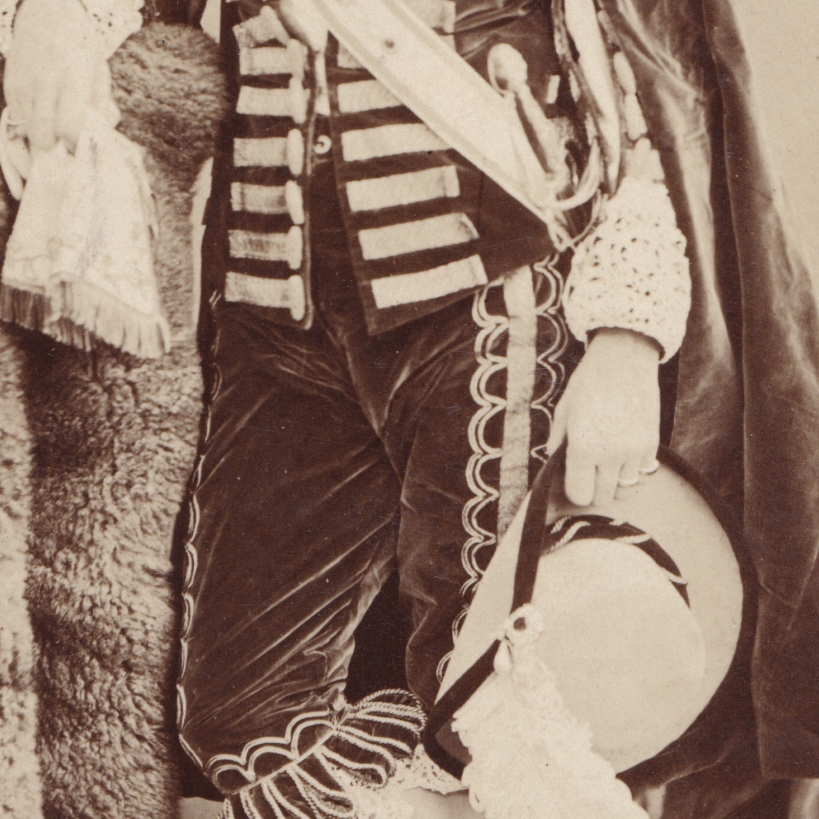 Cabinet Card: Cabinet Card: Unidentified Man, Historical Fantasy Dress. Arthur Melhuish Card.: catalogue image 10