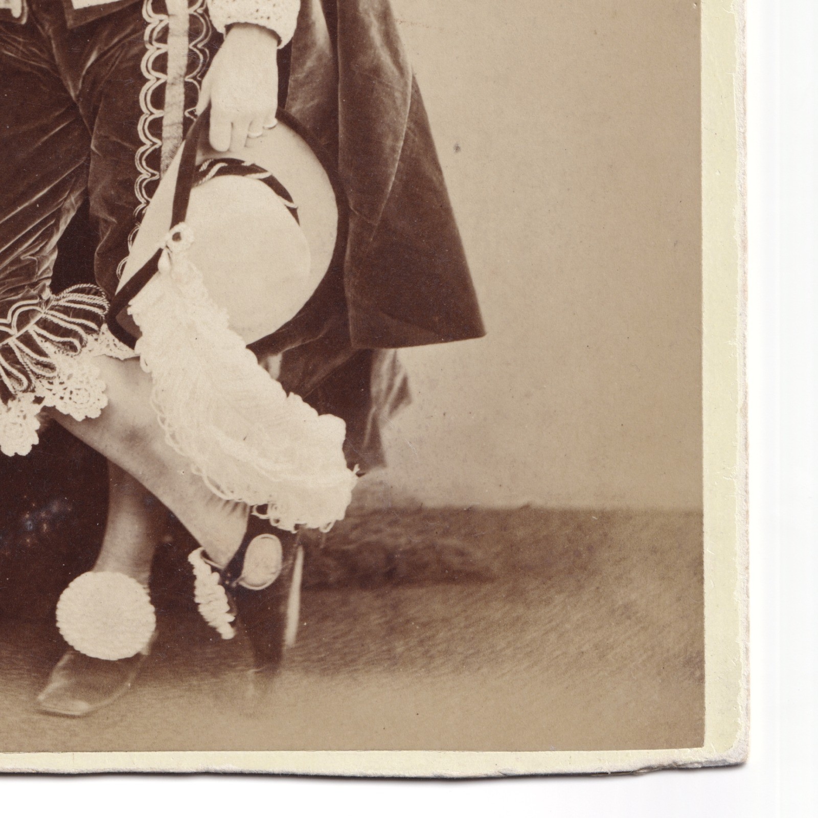 Cabinet Card: Cabinet Card: Unidentified Man, Historical Fantasy Dress. Arthur Melhuish Card.: catalogue image 6