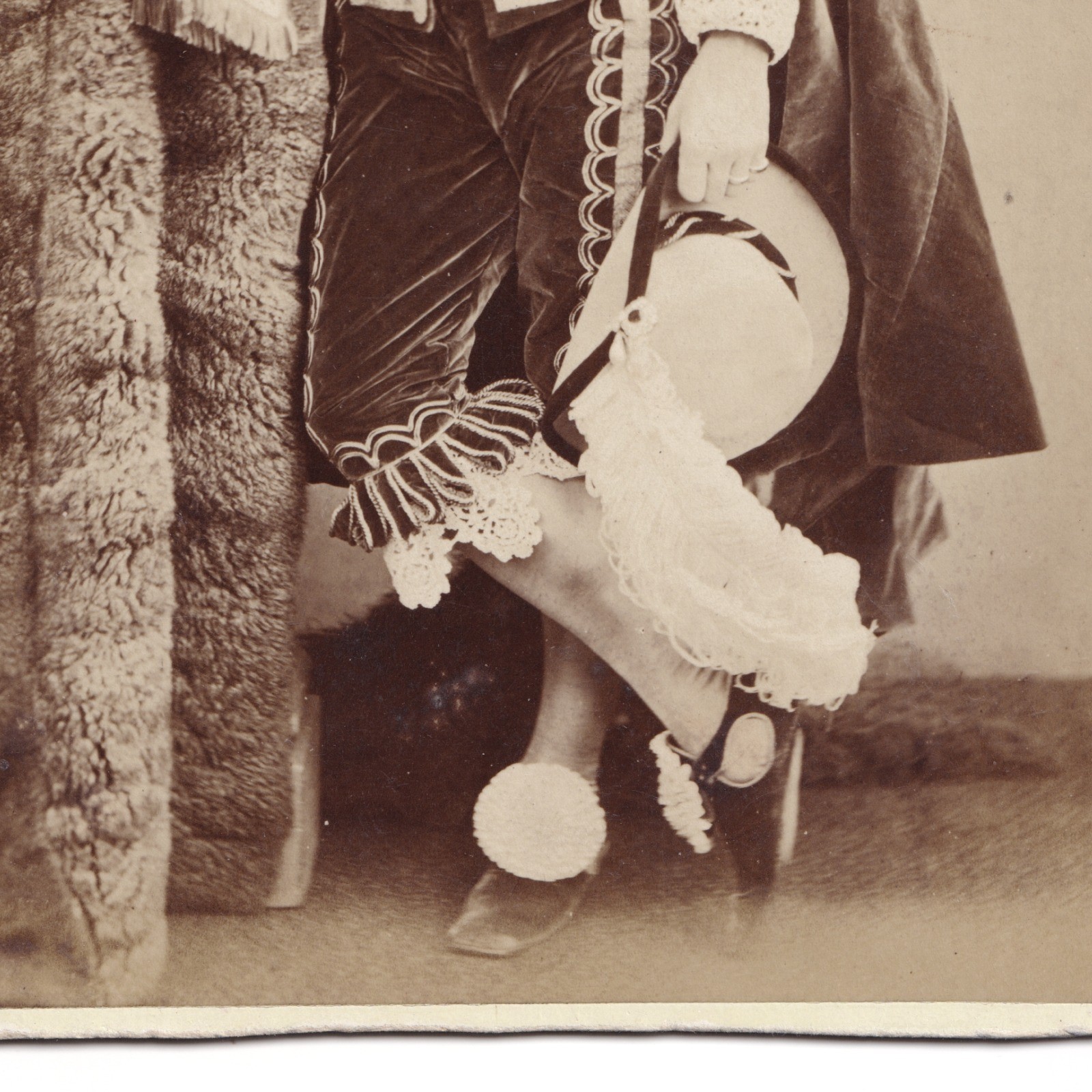 Cabinet Card: Cabinet Card: Unidentified Man, Historical Fantasy Dress. Arthur Melhuish Card.: catalogue image 8