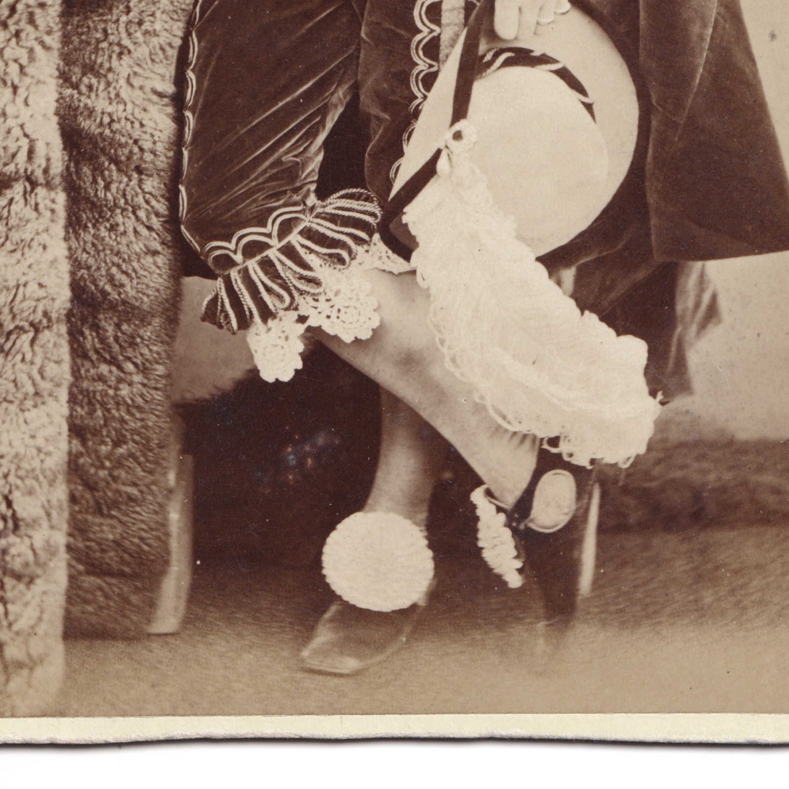 Cabinet Card: Cabinet Card: Unidentified Man, Historical Fantasy Dress. Arthur Melhuish Card.: catalogue image 9