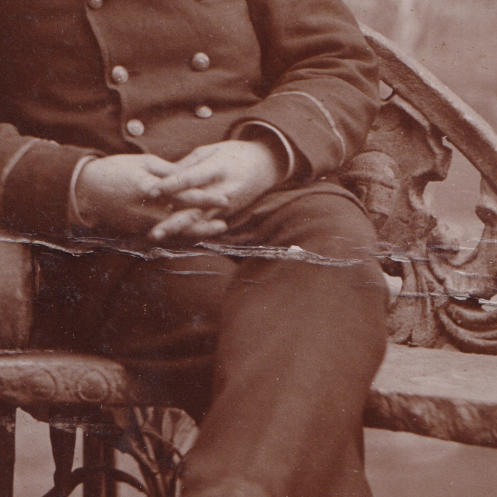 Cabinet Card: Cabinet Card W. Ferrier, Dundee. Men in Uniform. Unidentified. Possibly Shipping: catalogue image 8