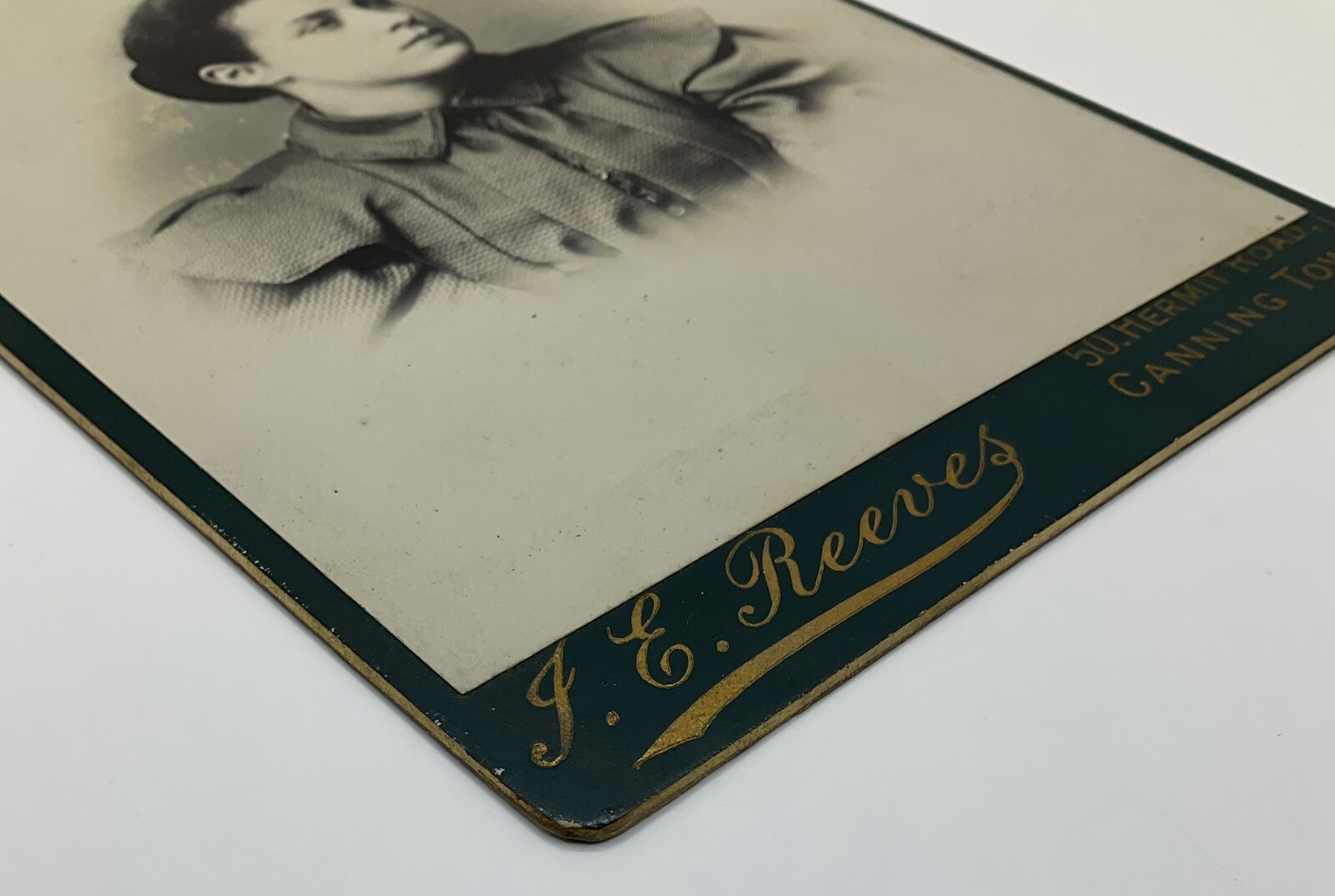Cabinet Card: Cabinet Card: Woman with Quiff Updo Styled Hair, REEVES, Canning Town.: catalogue image 7