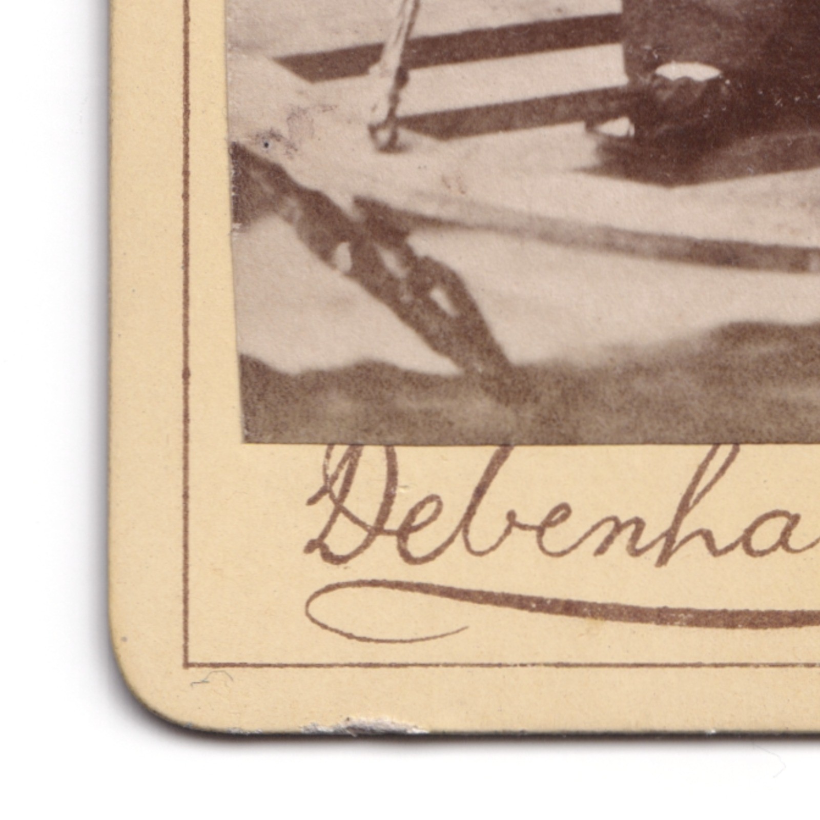 CDV: CDV, Child in Sailor Uniform. Debenham & Co Card, Southsea.: catalogue image 11
