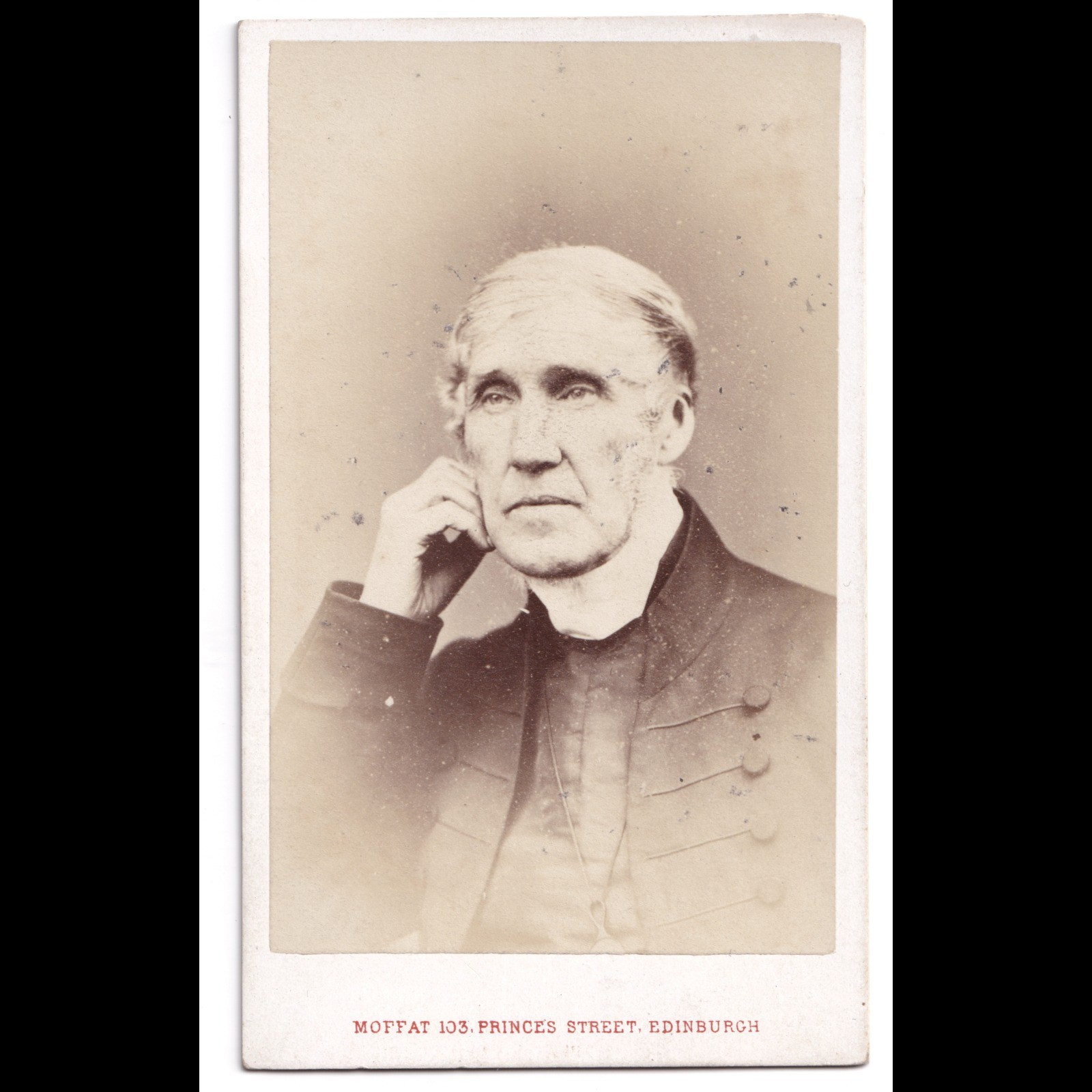 CDV: CDV: Edward Bannerman Ramsay, Clergyman, Scottish Episcopal Church, Moffat Card.: catalogue image 1
