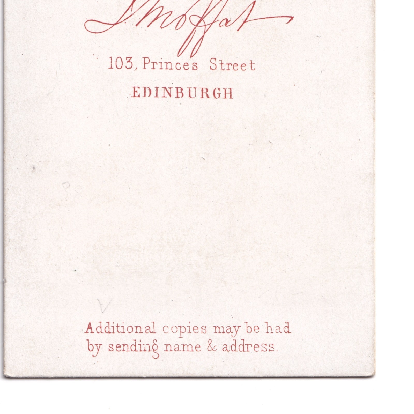 CDV: CDV: Edward Bannerman Ramsay, Clergyman, Scottish Episcopal Church, Moffat Card.: catalogue image 14