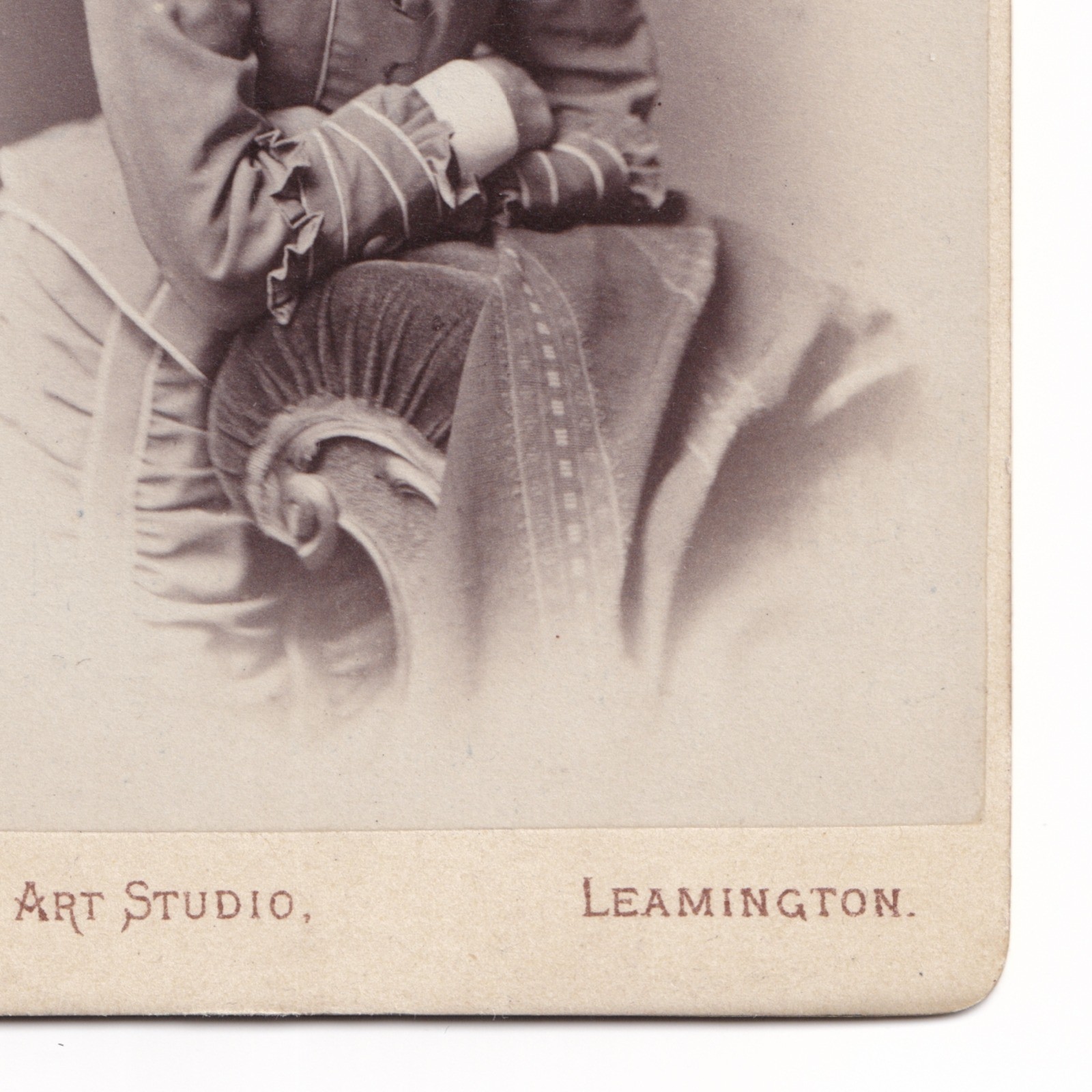 CDV: CDV: Graham's Art Studio Card, Leamington. Smiling Young Girl.: catalogue image 6