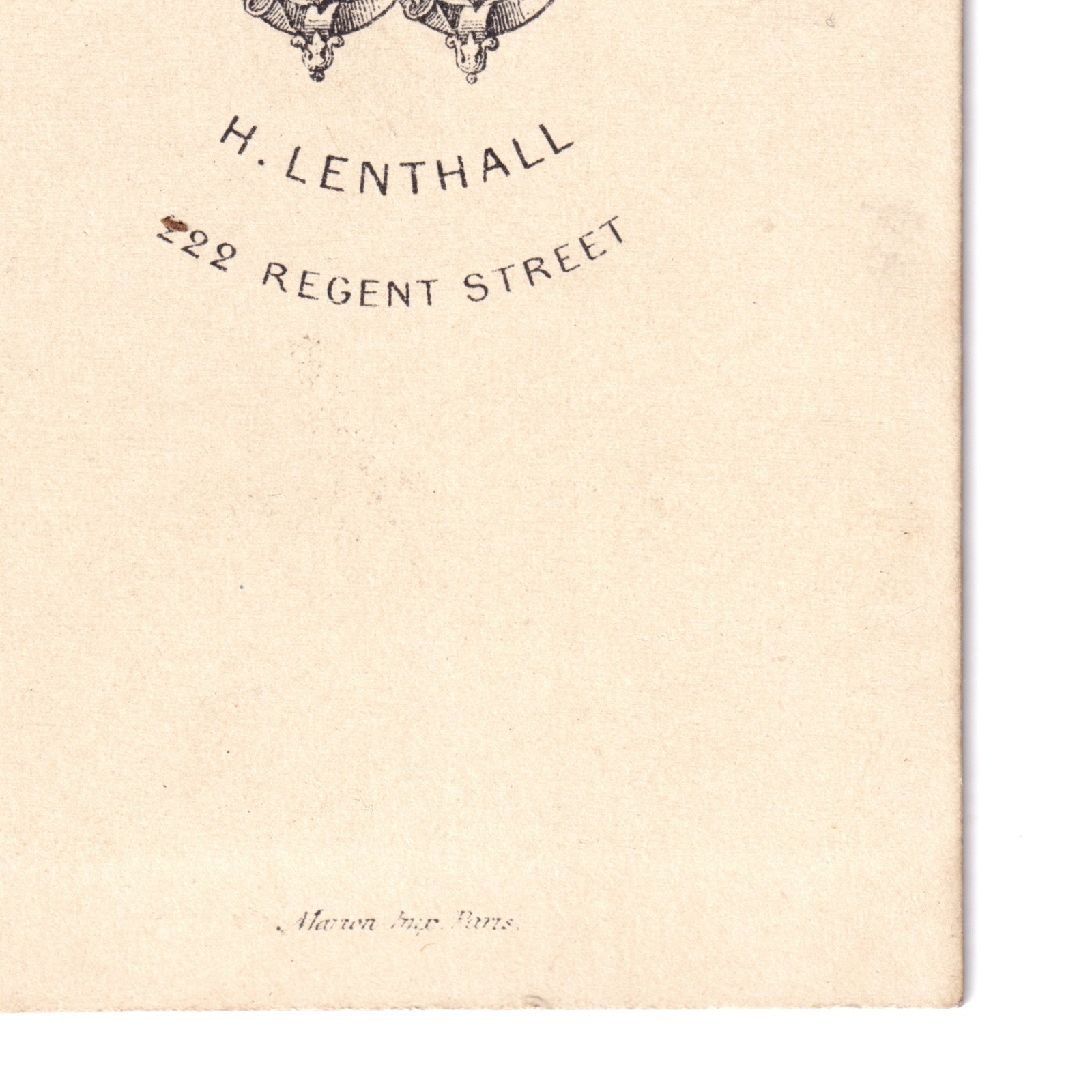 CDV: CDV, H. Lenthall Card, London. Man Seated on Ornate Chair Next to Table.: catalogue image 18