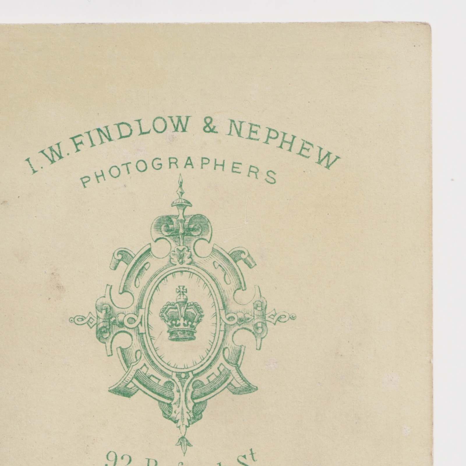 CDV: CDV: I.W. Findlow & Nephew, Leamington. Seated Woman.: catalogue image 12