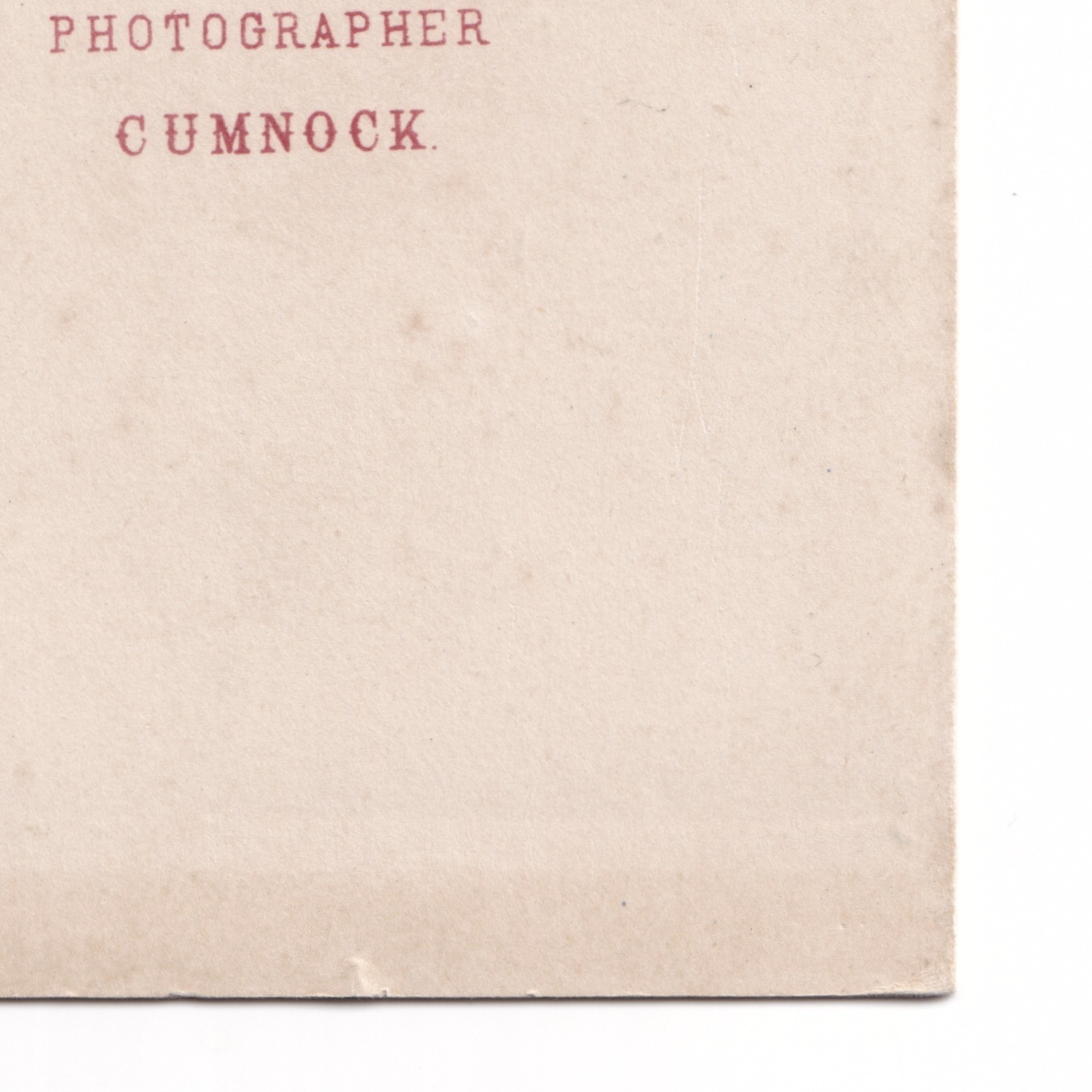 CDV: CDV, J. Ballantine Card, Cumnock. Man, Woman and Baby Portrait.: catalogue image 16