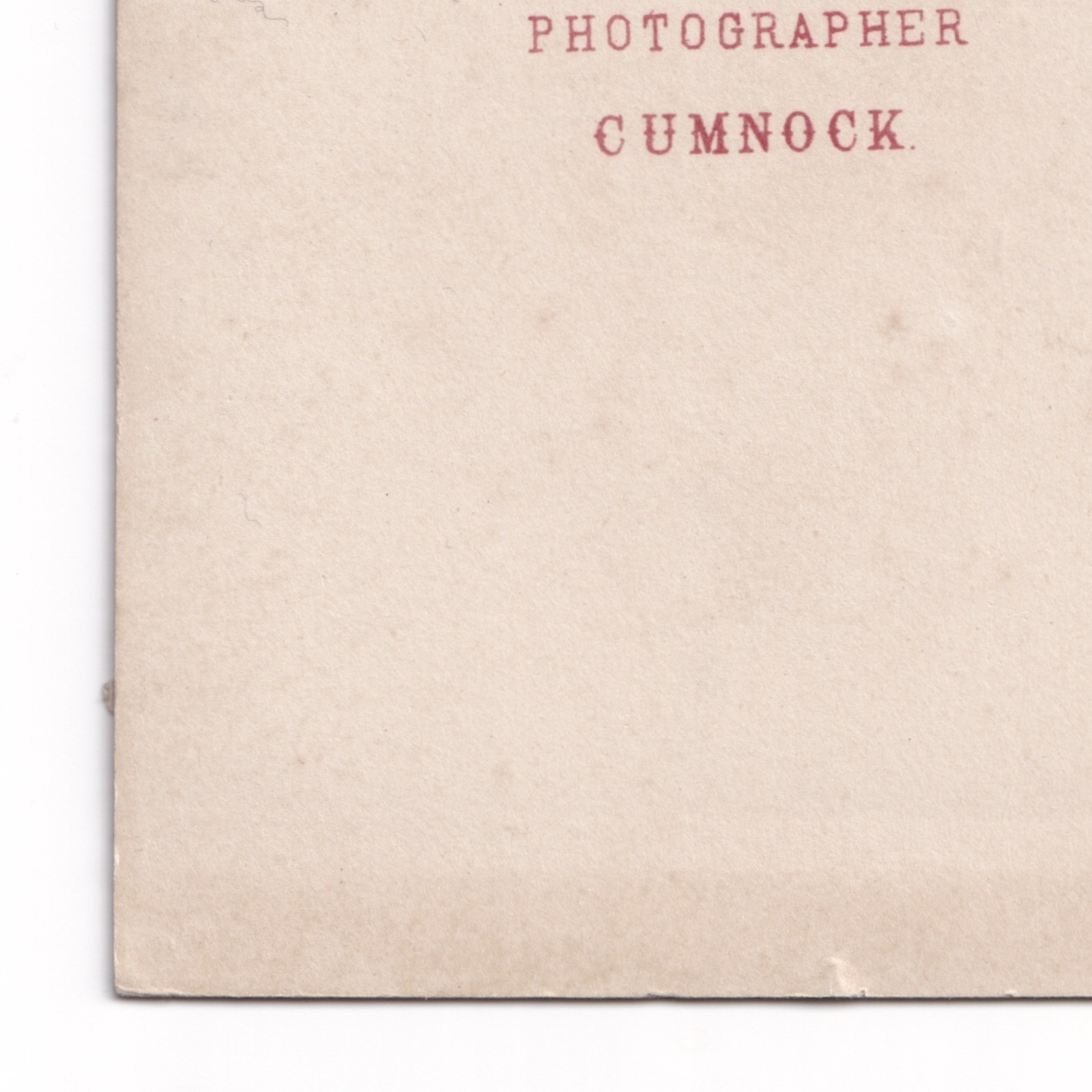 CDV: CDV, J. Ballantine Card, Cumnock. Man, Woman and Baby Portrait.: catalogue image 17