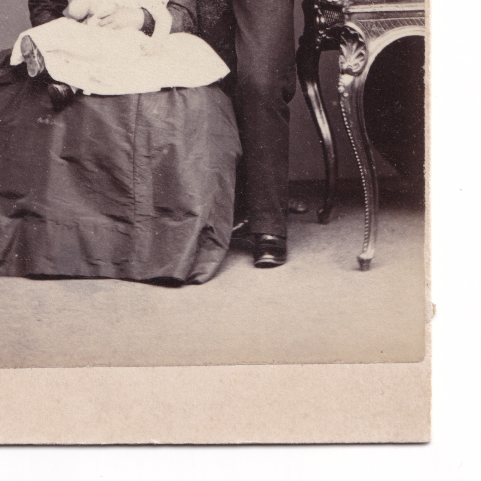 CDV: CDV, J. Ballantine Card, Cumnock. Man, Woman and Baby Portrait.: catalogue image 8