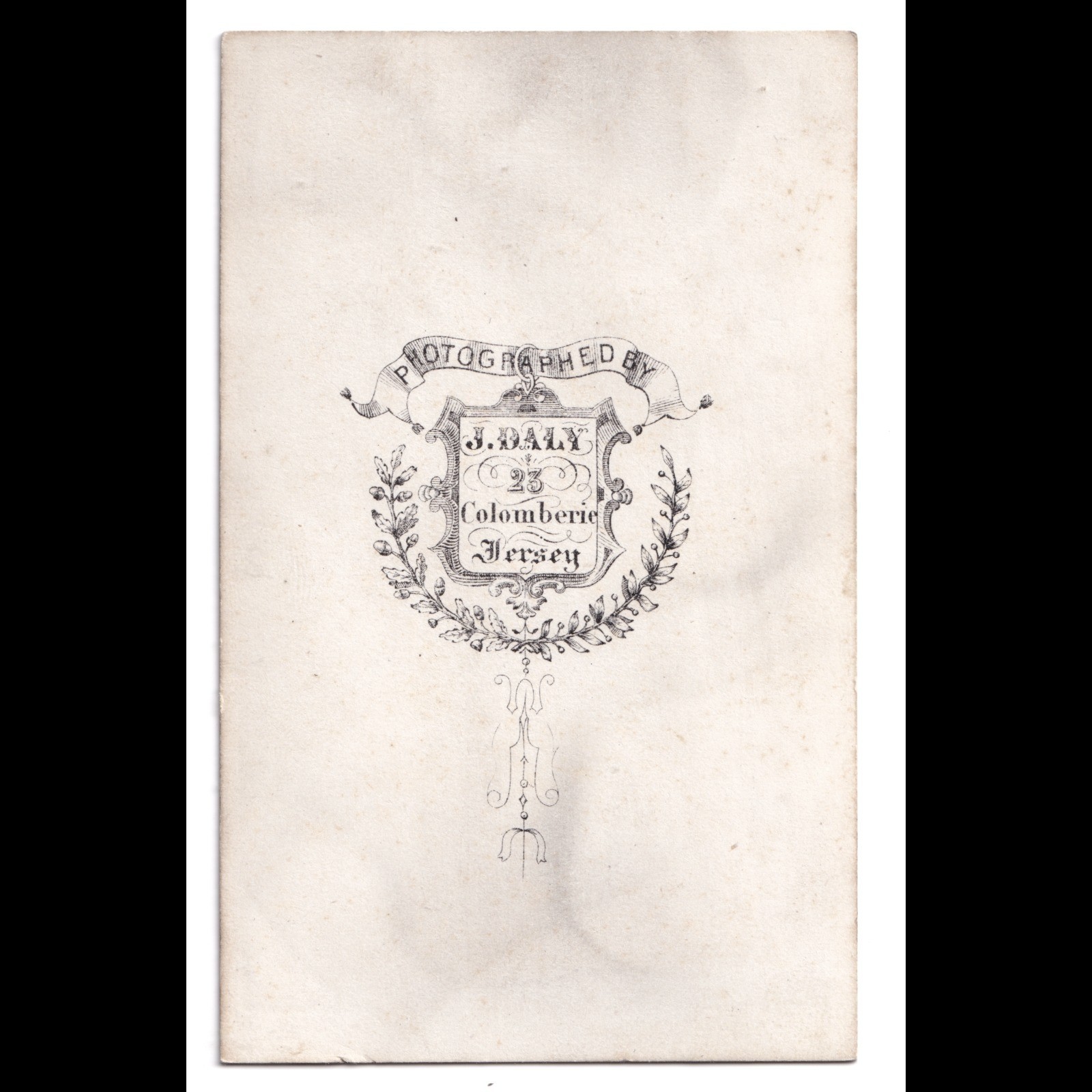 CDV: CDV, J. Daly, Jersey Card. Formal Group Portrait, 5 Men.: catalogue image 12