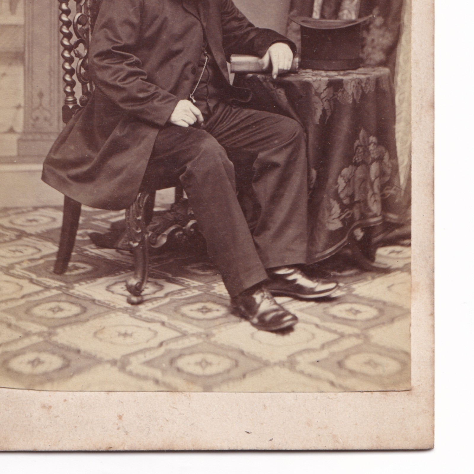 CDV: CDV: L. CELLA. Bargate, Boston. Seated Man with Beard.: catalogue image 10