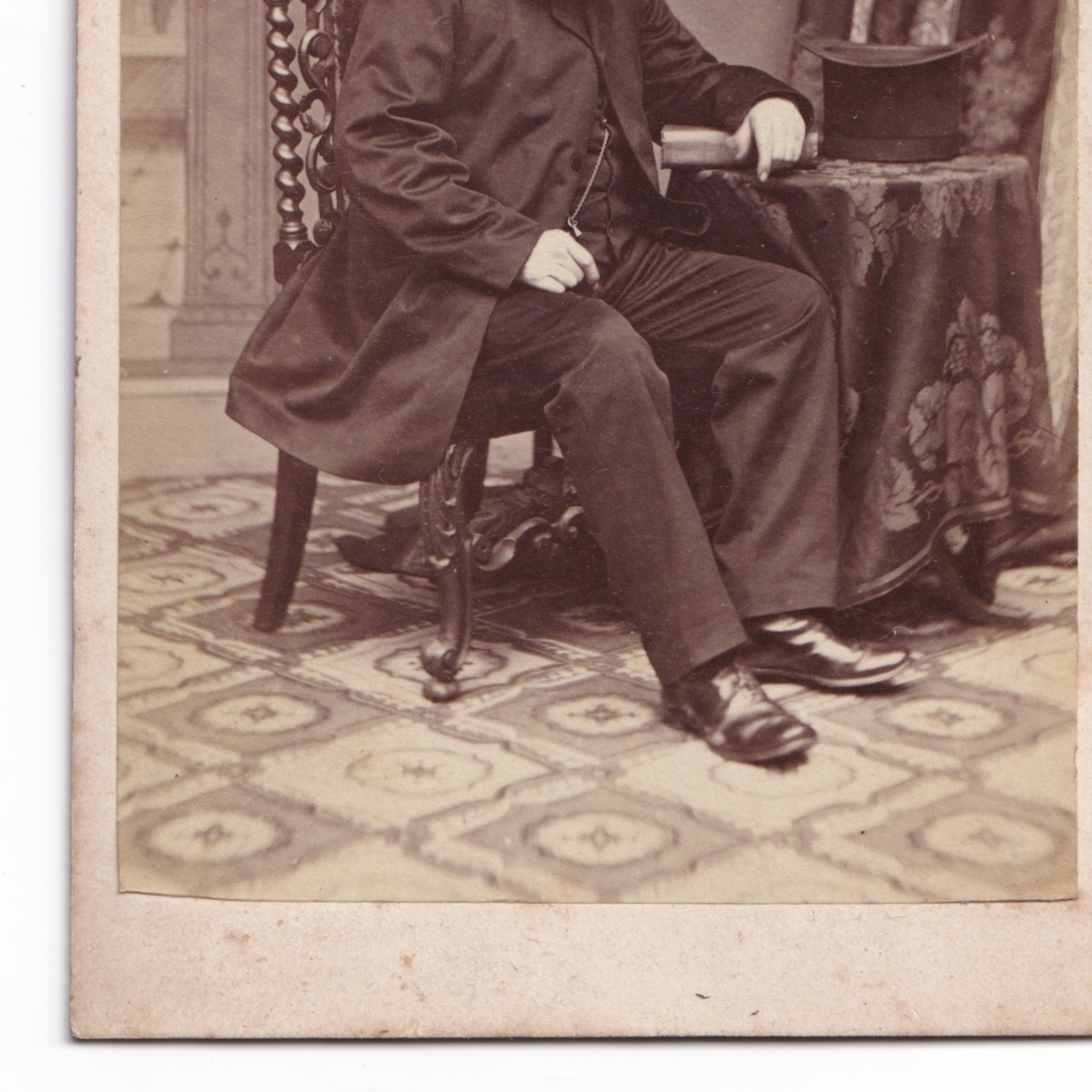 CDV: CDV: L. CELLA. Bargate, Boston. Seated Man with Beard.: catalogue image 11