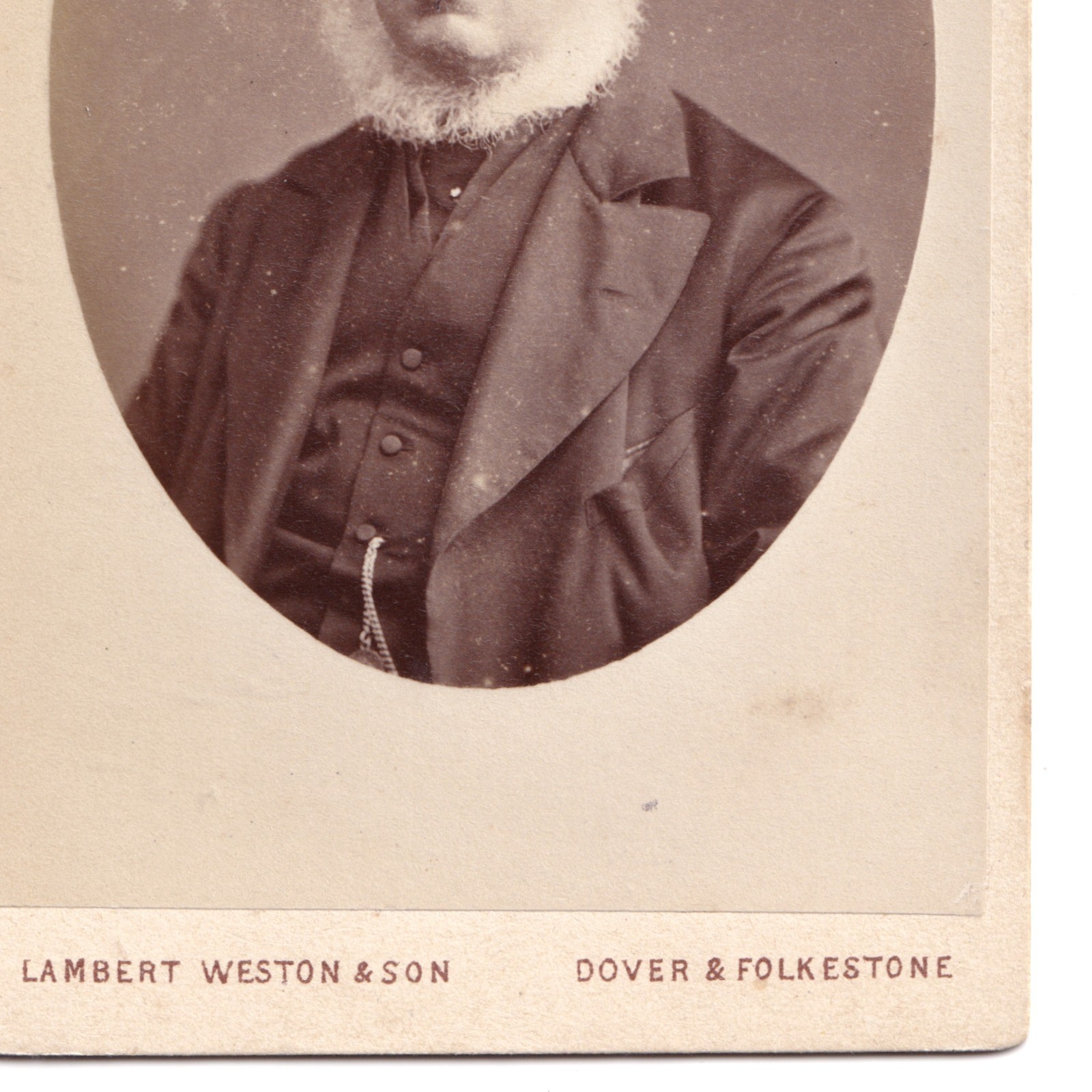 CDV: CDV: Lambert Weston & Son, Dover & Folkestone. Man with Chin Beard.: catalogue image 10