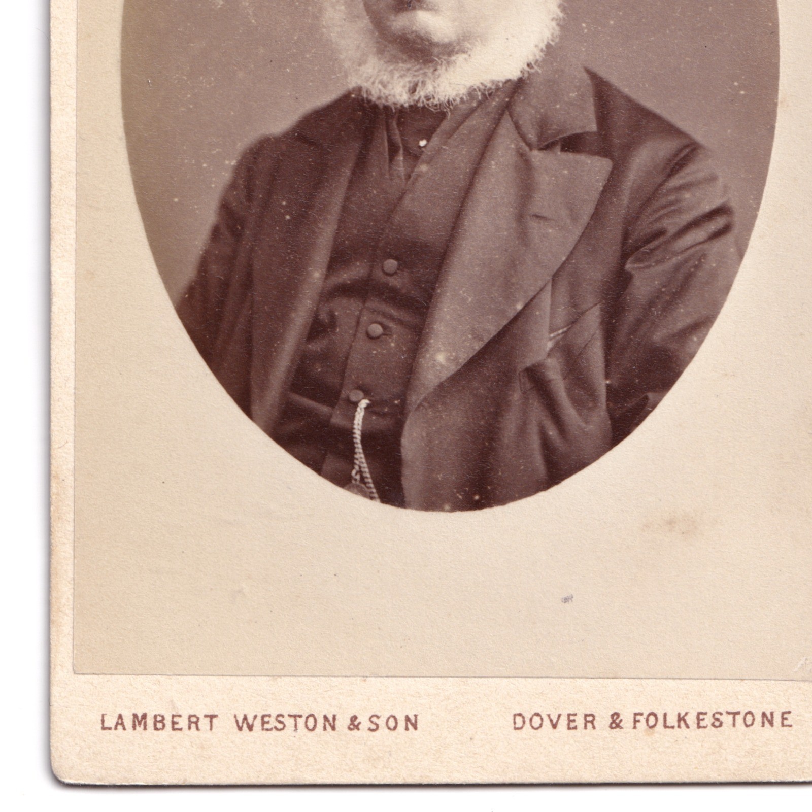 CDV: CDV: Lambert Weston & Son, Dover & Folkestone. Man with Chin Beard.: catalogue image 9