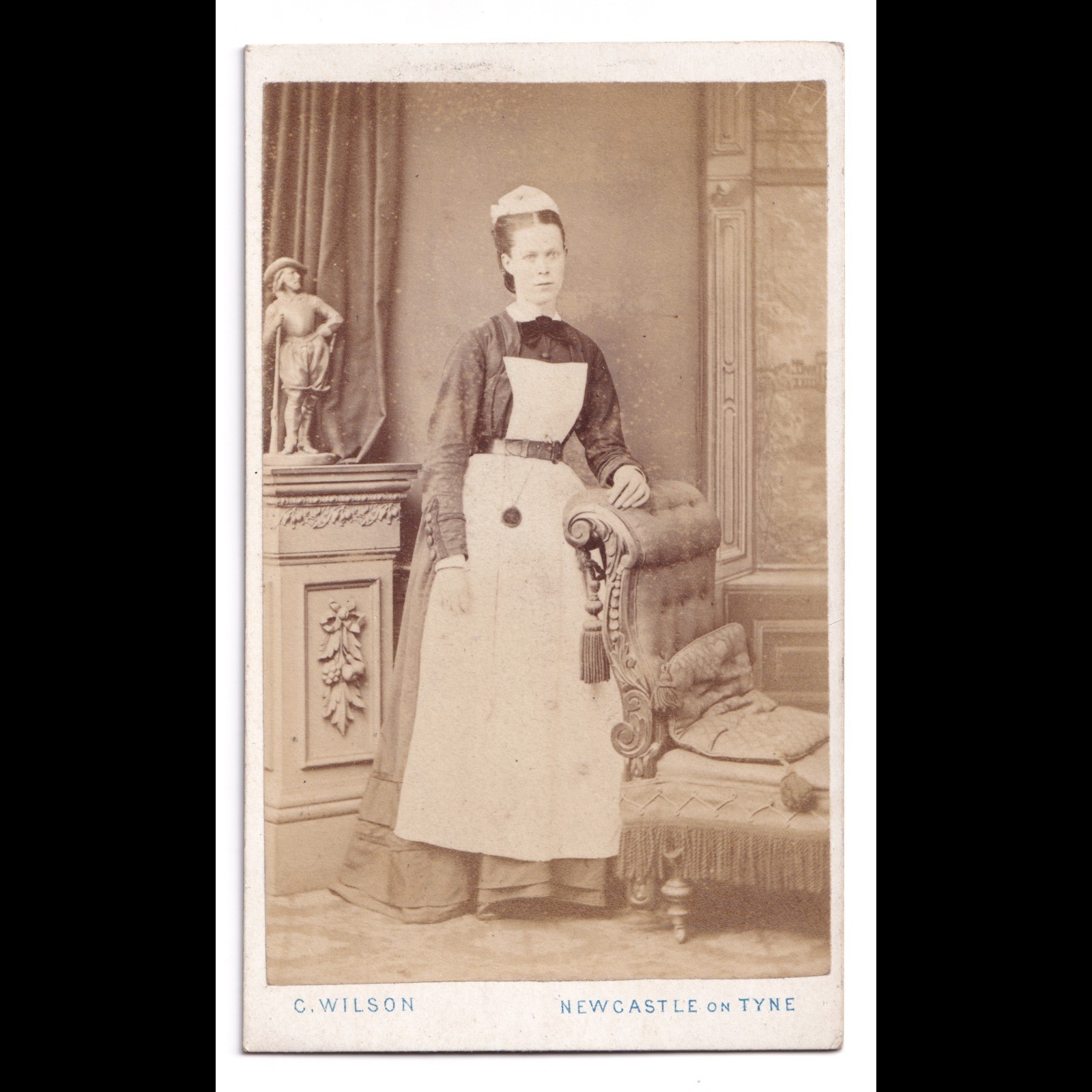 CDV: CDV: Maid or Nurse, Charles Wilson Card, Newcastle on Tyne.: catalogue image 1