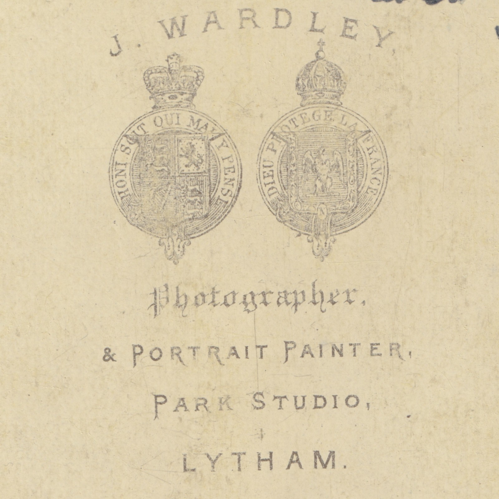 CDV: CDV: Man in Suit, Wardley, Lytham Card. Possibly Manchester Military Related.: catalogue image 15