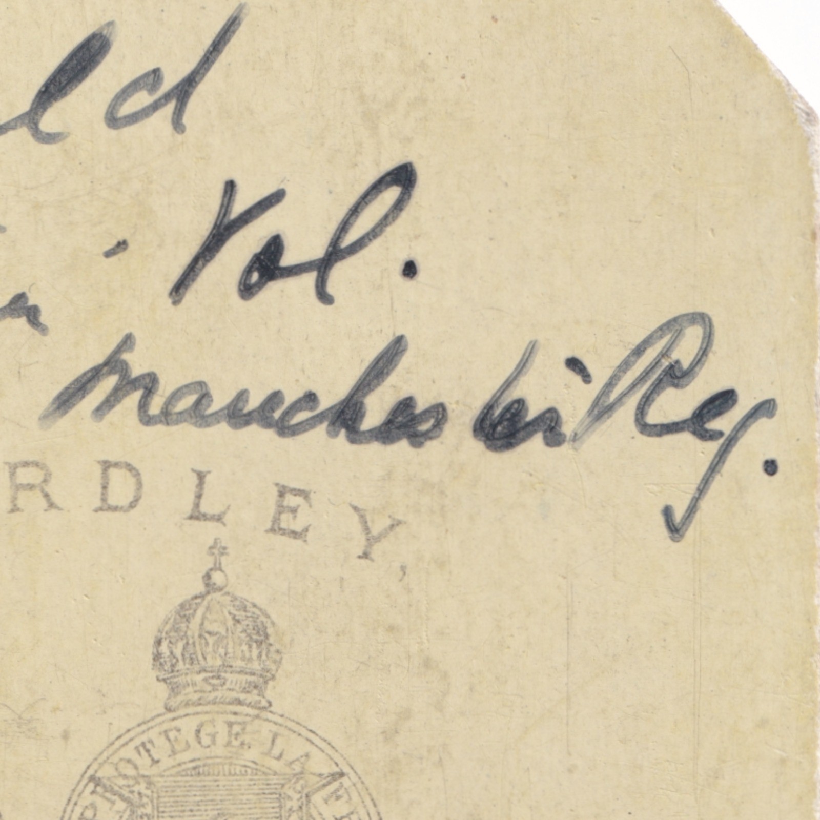 CDV: CDV: Man in Suit, Wardley, Lytham Card. Possibly Manchester Military Related.: catalogue image 20