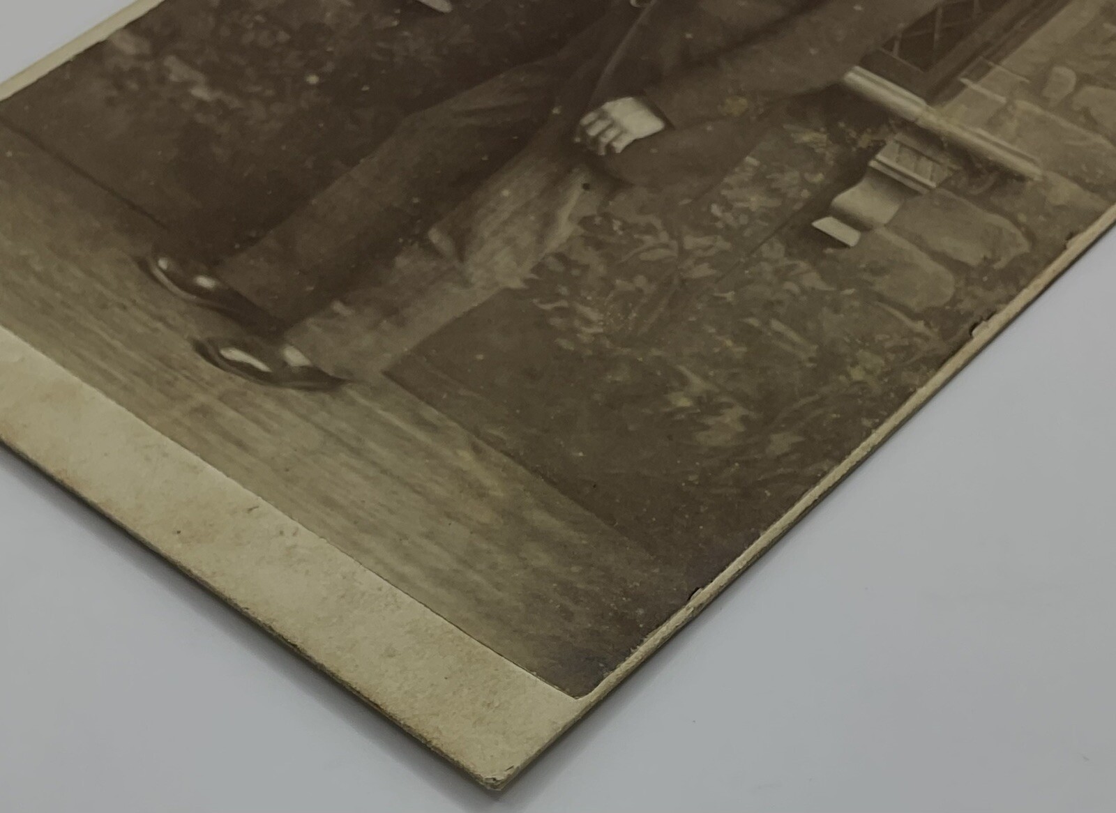 CDV: CDV: Man Standing by a Leaded Window on a Stone Wall. Stuart Brothers, London.: catalogue image 9