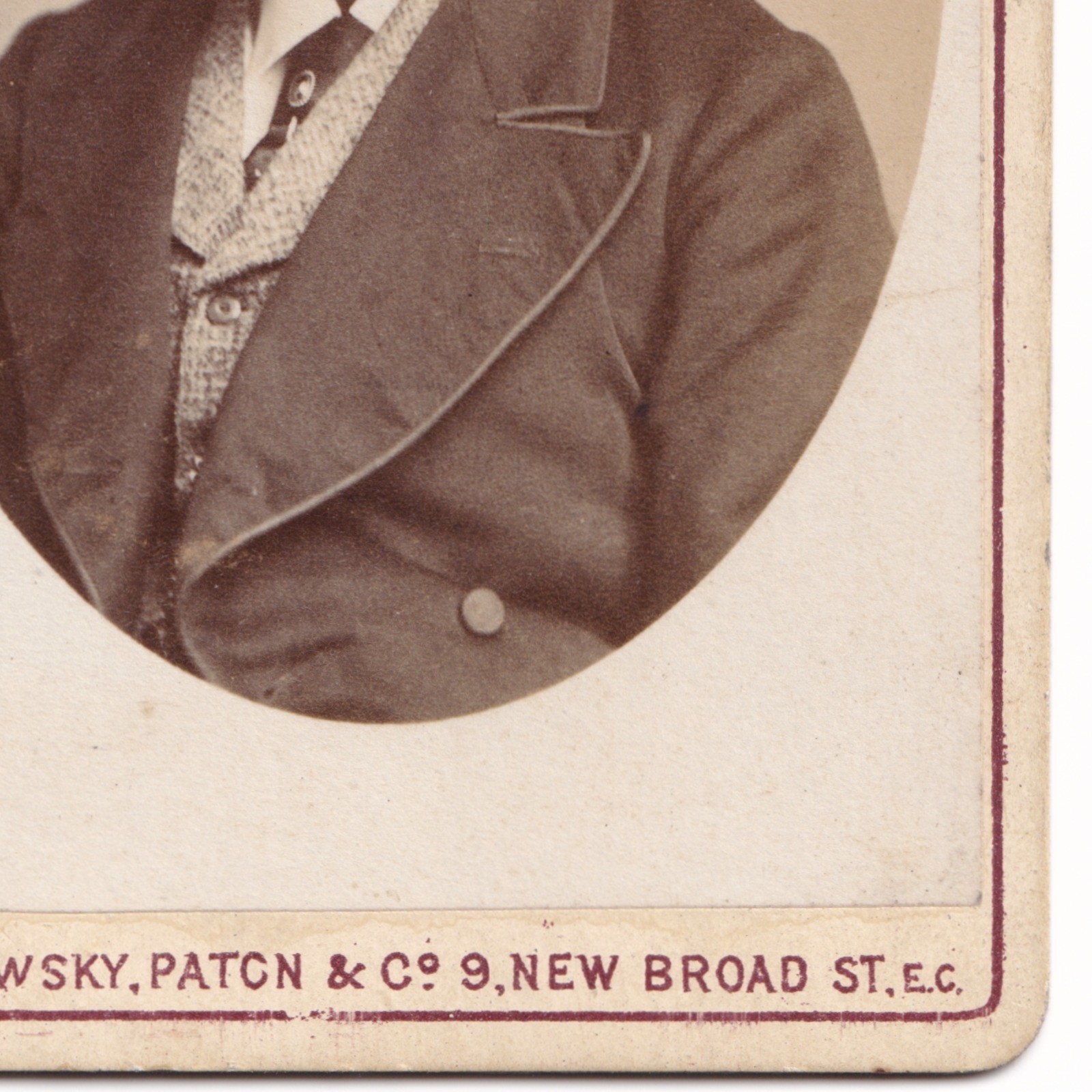 CDV: CDV: Man with Beard, Nastrowsky, Paton & Co Card.: catalogue image 10