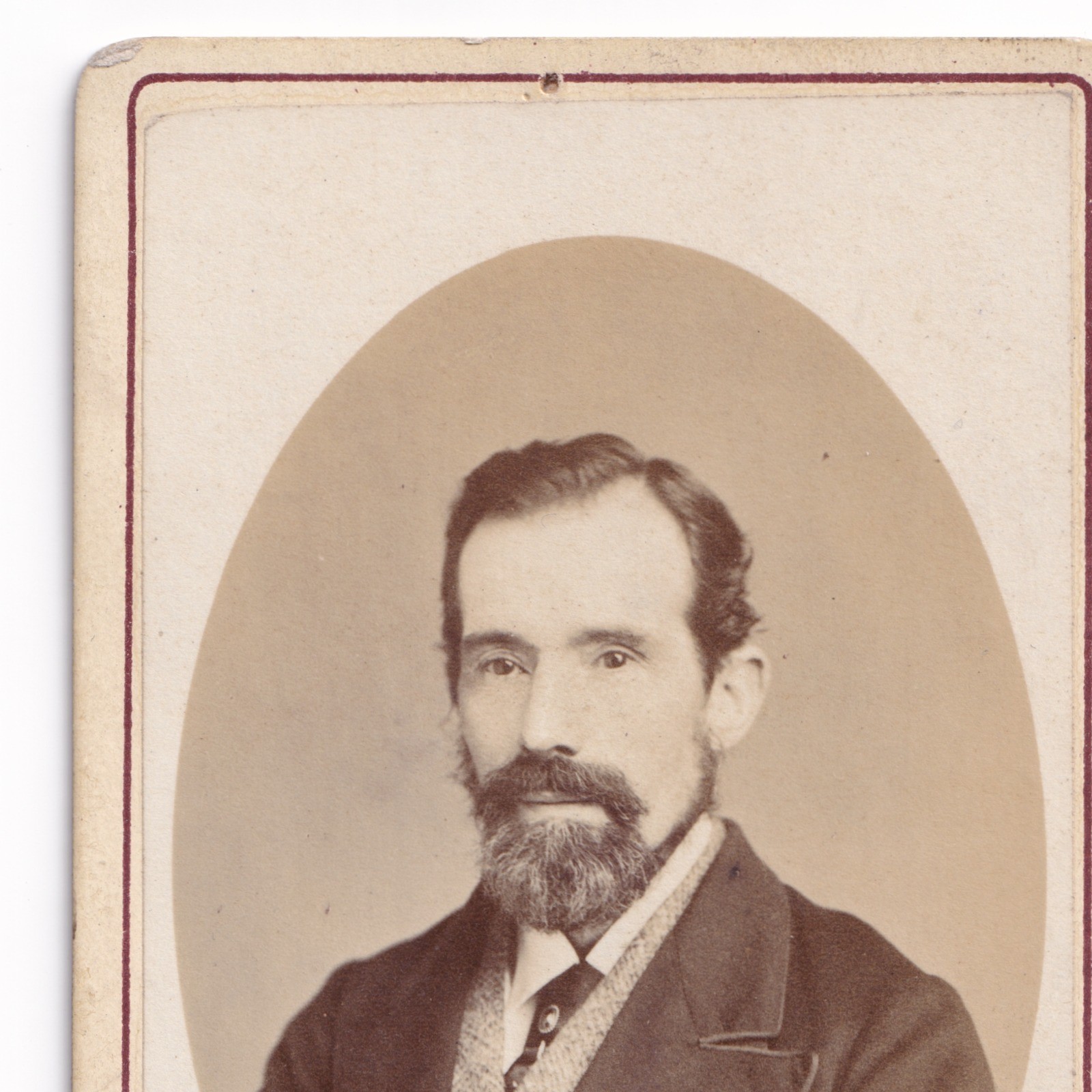 CDV: CDV: Man with Beard, Nastrowsky, Paton & Co Card.: catalogue image 4