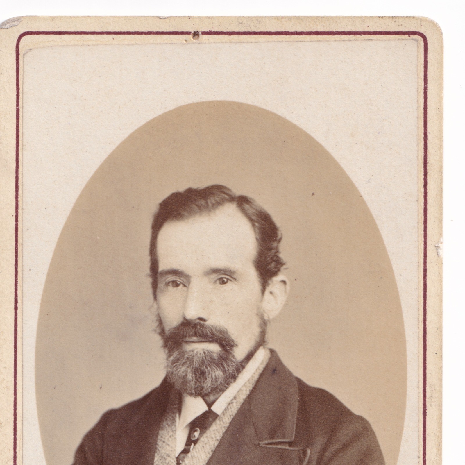 CDV: CDV: Man with Beard, Nastrowsky, Paton & Co Card.: catalogue image 5