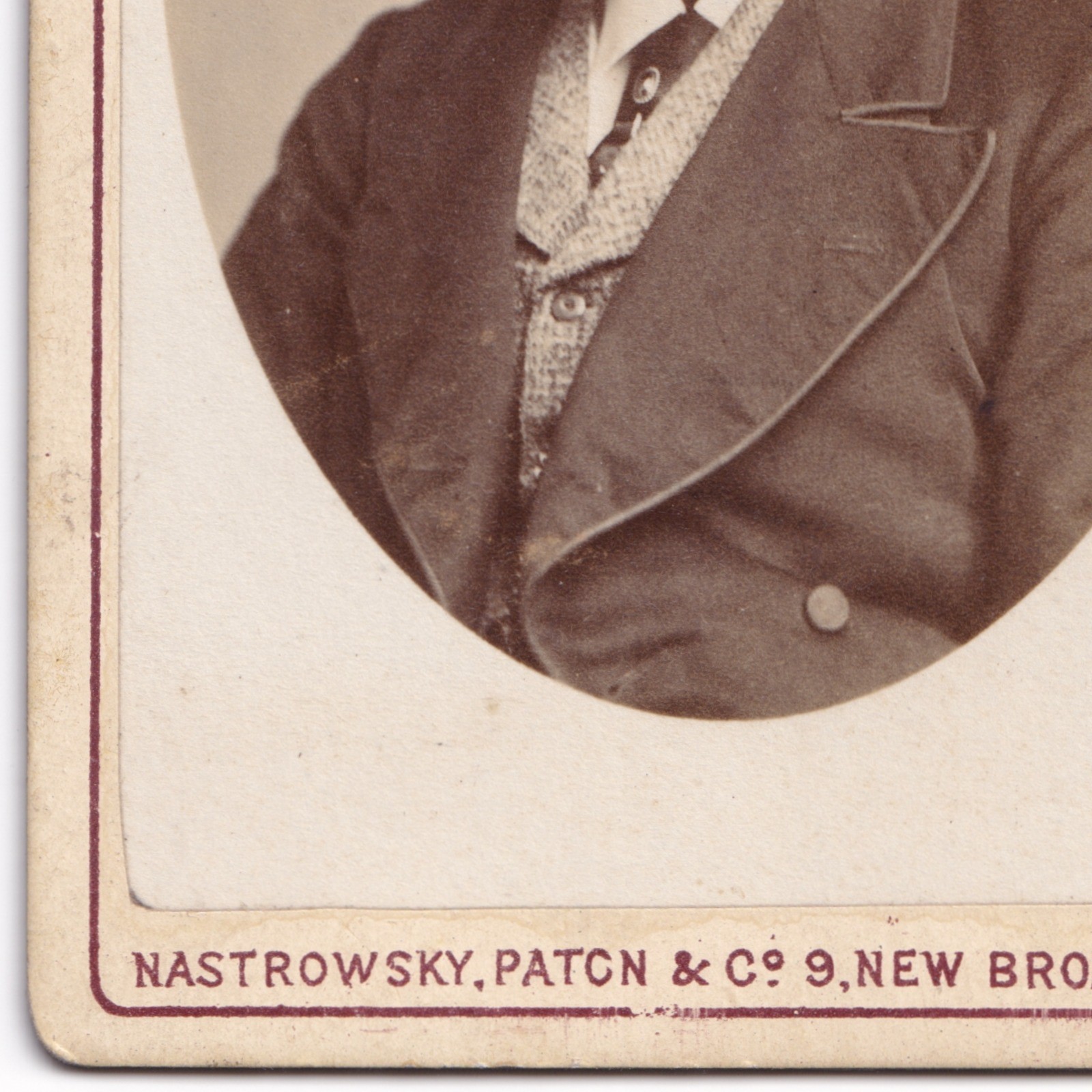 CDV: CDV: Man with Beard, Nastrowsky, Paton & Co Card.: catalogue image 9