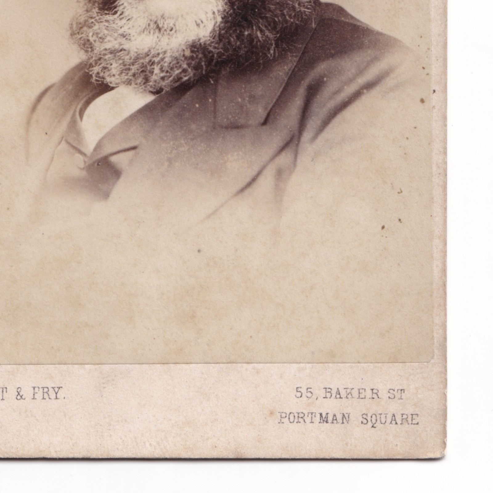 CDV: CDV, Man with Mutton Chops. Elliott & Fry Card, Baker St.: catalogue image 10