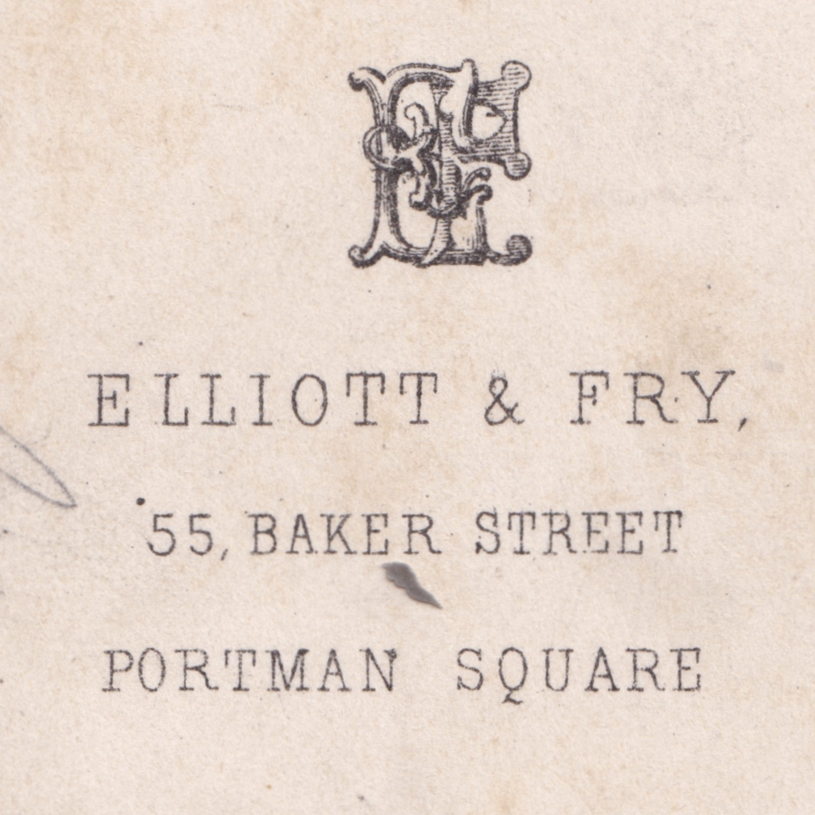 CDV: CDV, Man with Mutton Chops. Elliott & Fry Card, Baker St.: catalogue image 17