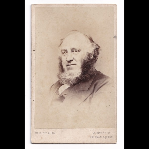 CDV: CDV, Man with Mutton Chops. Elliott & Fry Card, Baker St.: catalogue image 1